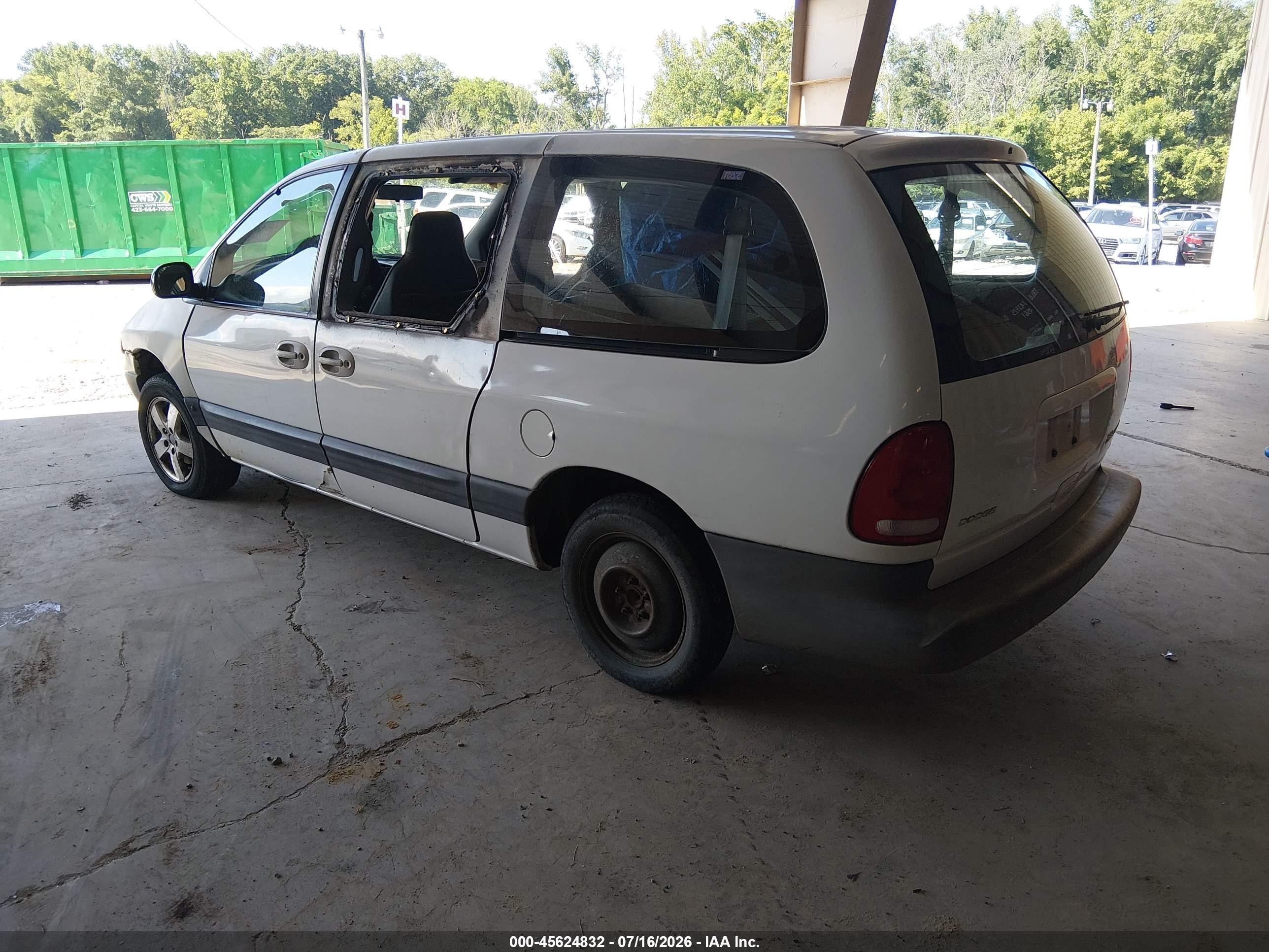 2000 Dodge Grand Caravan Se Белый vin: 1B4GP44G3YB627037