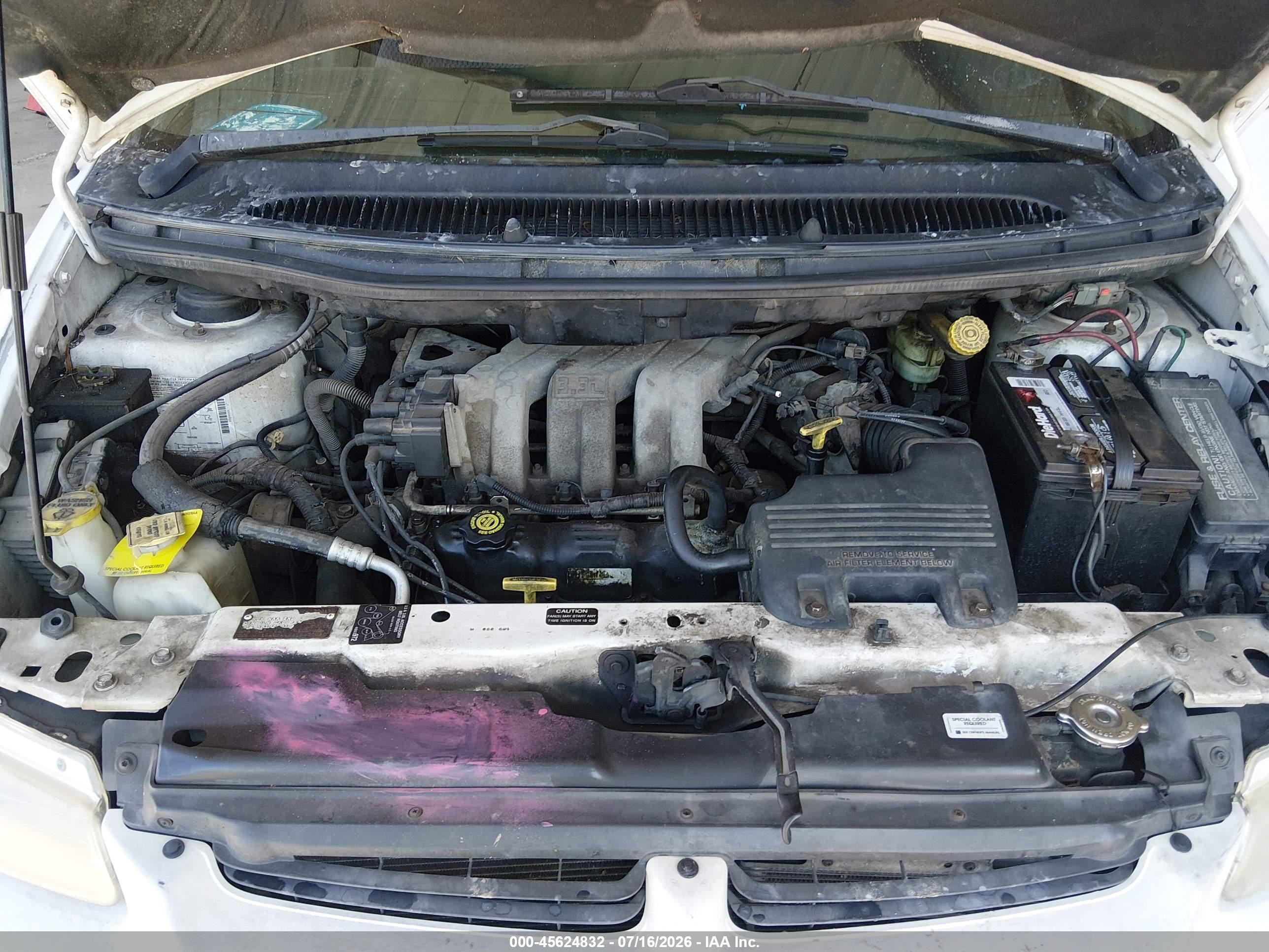 2000 Dodge Grand Caravan Se Белый vin: 1B4GP44G3YB627037