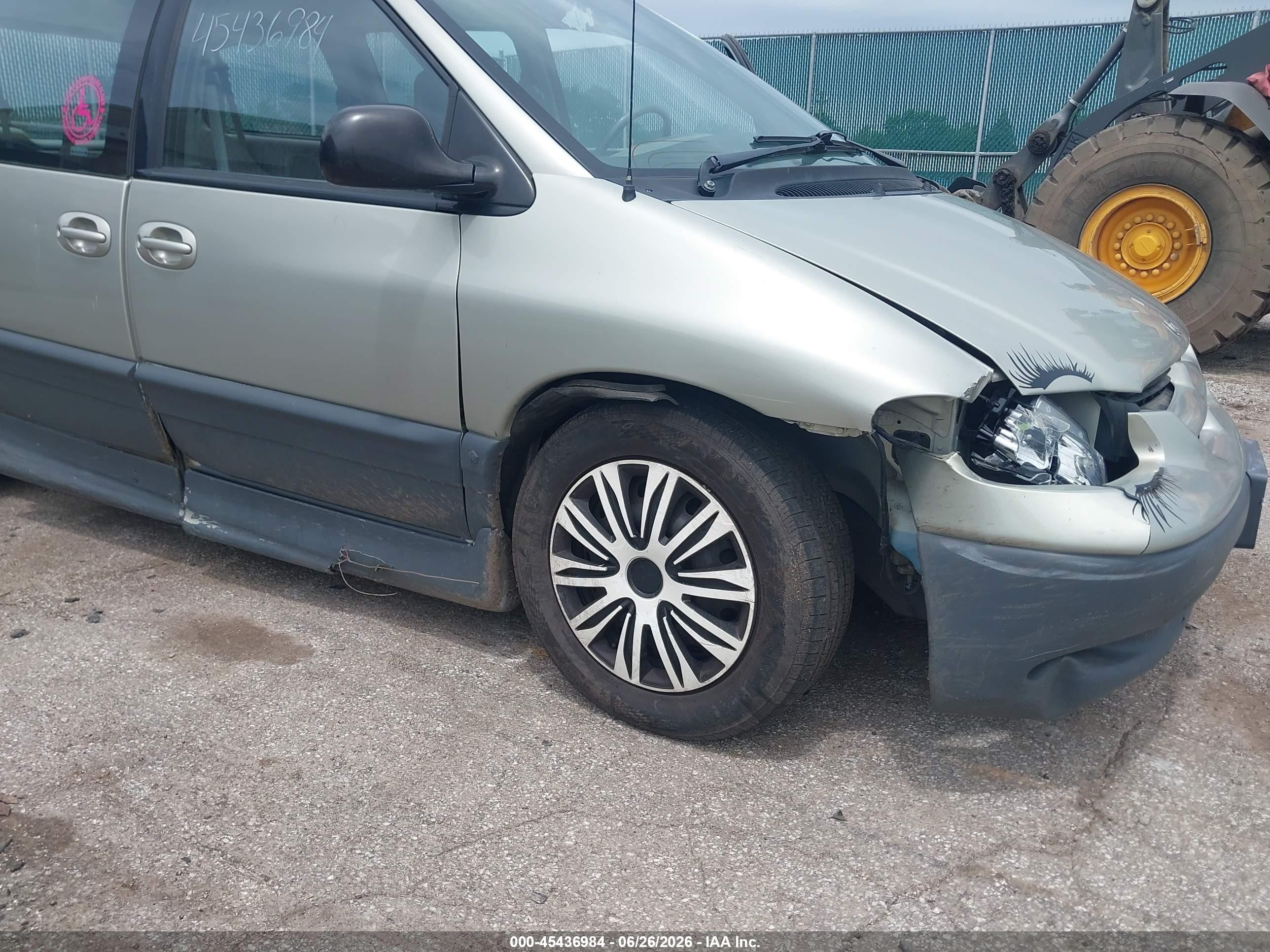 1999 Dodge Grand Caravan Se Gray vin: 1B4GP44G4XB915700