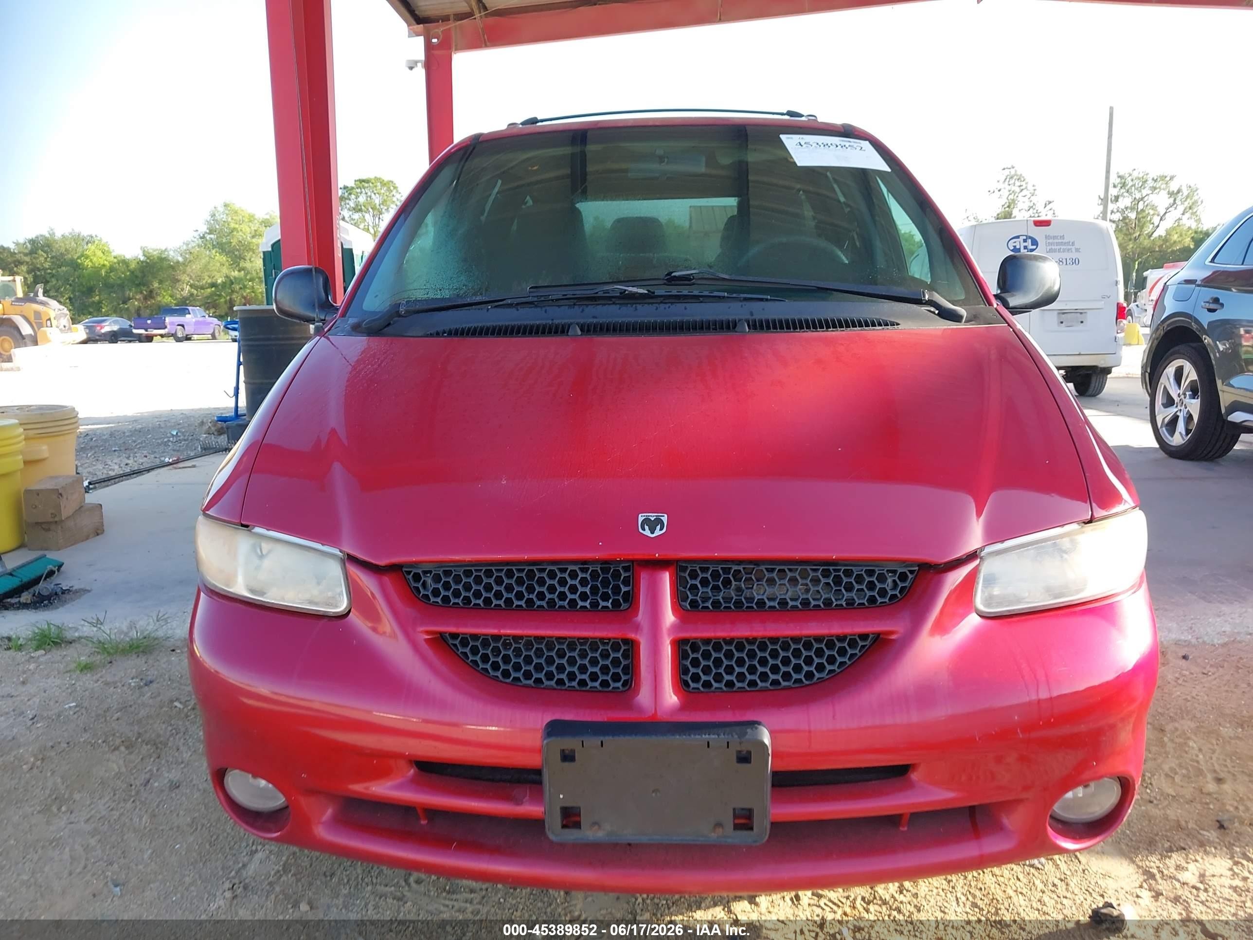 1999 Dodge Grand Caravan Se Red vin: 1B4GP44G5XB821289