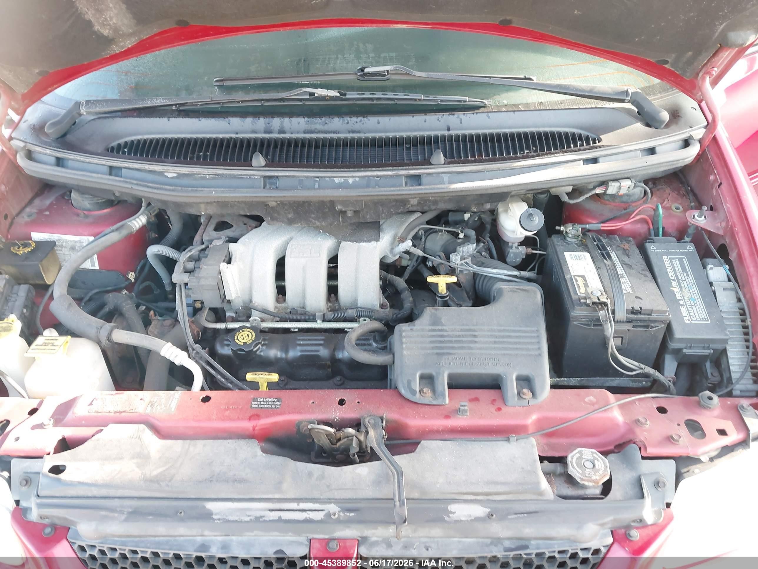 1999 Dodge Grand Caravan Se Red vin: 1B4GP44G5XB821289