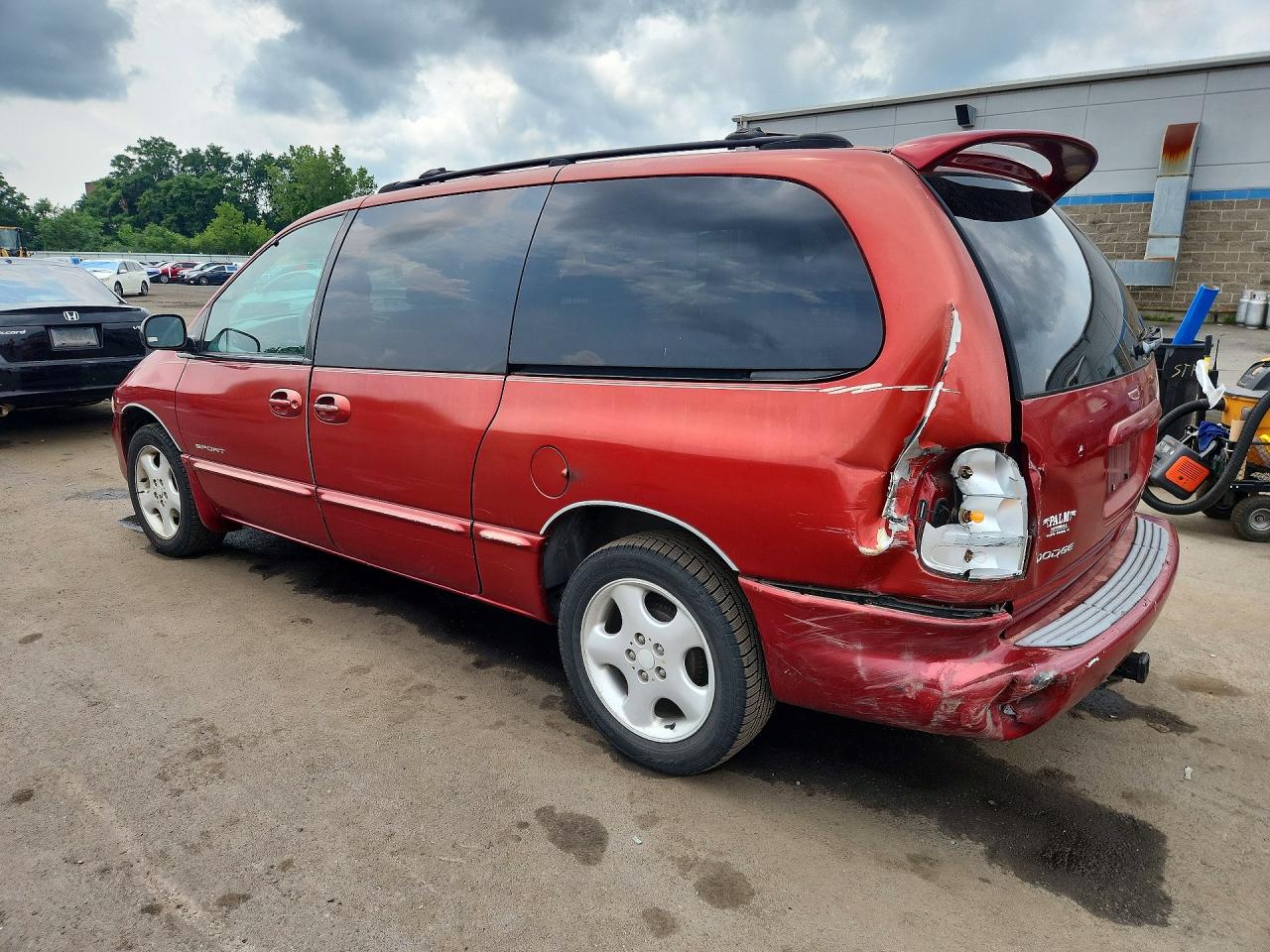 2000 Dodge Grand Caravan Se Burgundy vin: 1B4GP44G6YB587729