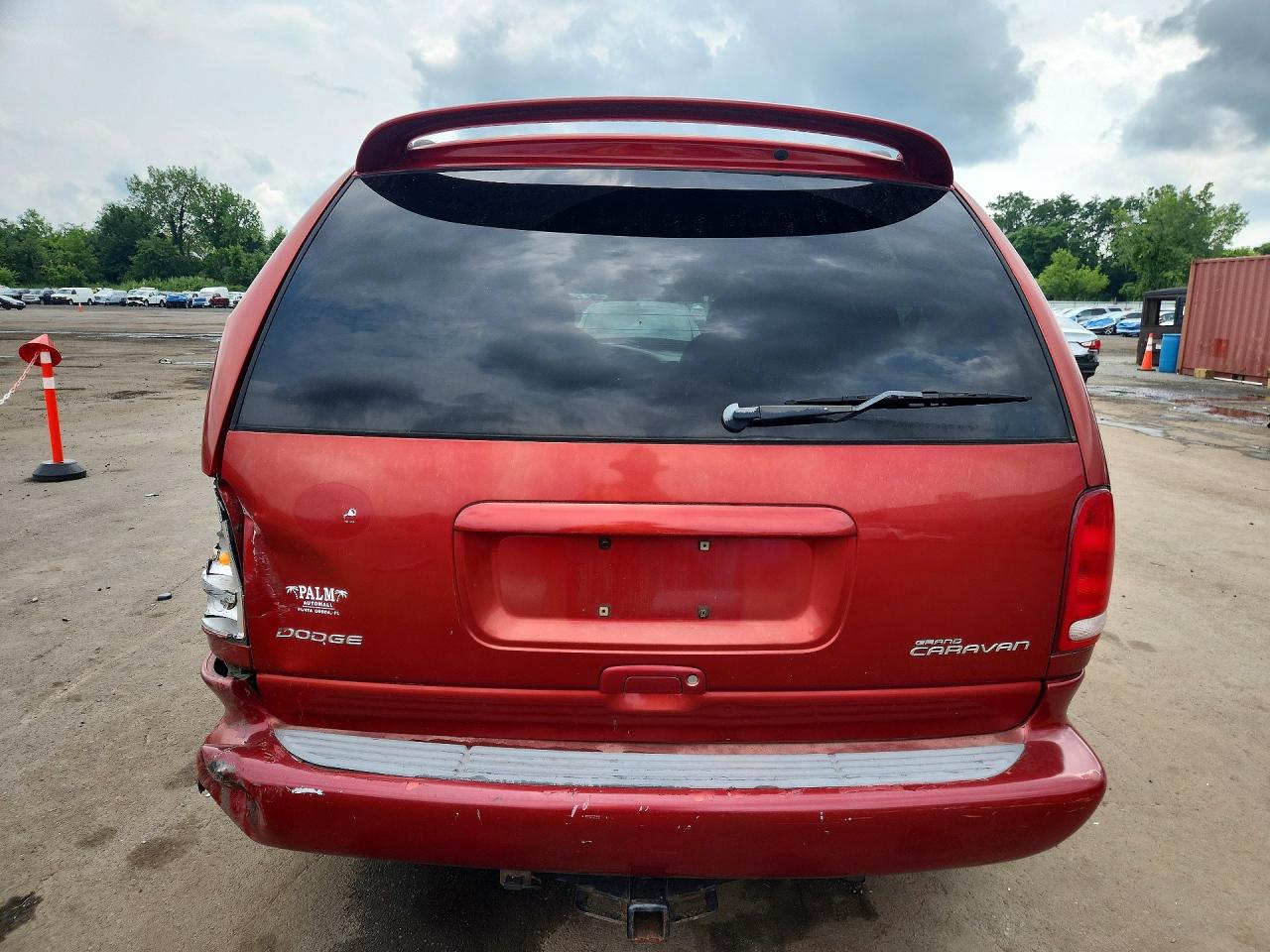 2000 Dodge Grand Caravan Se Burgundy vin: 1B4GP44G6YB587729