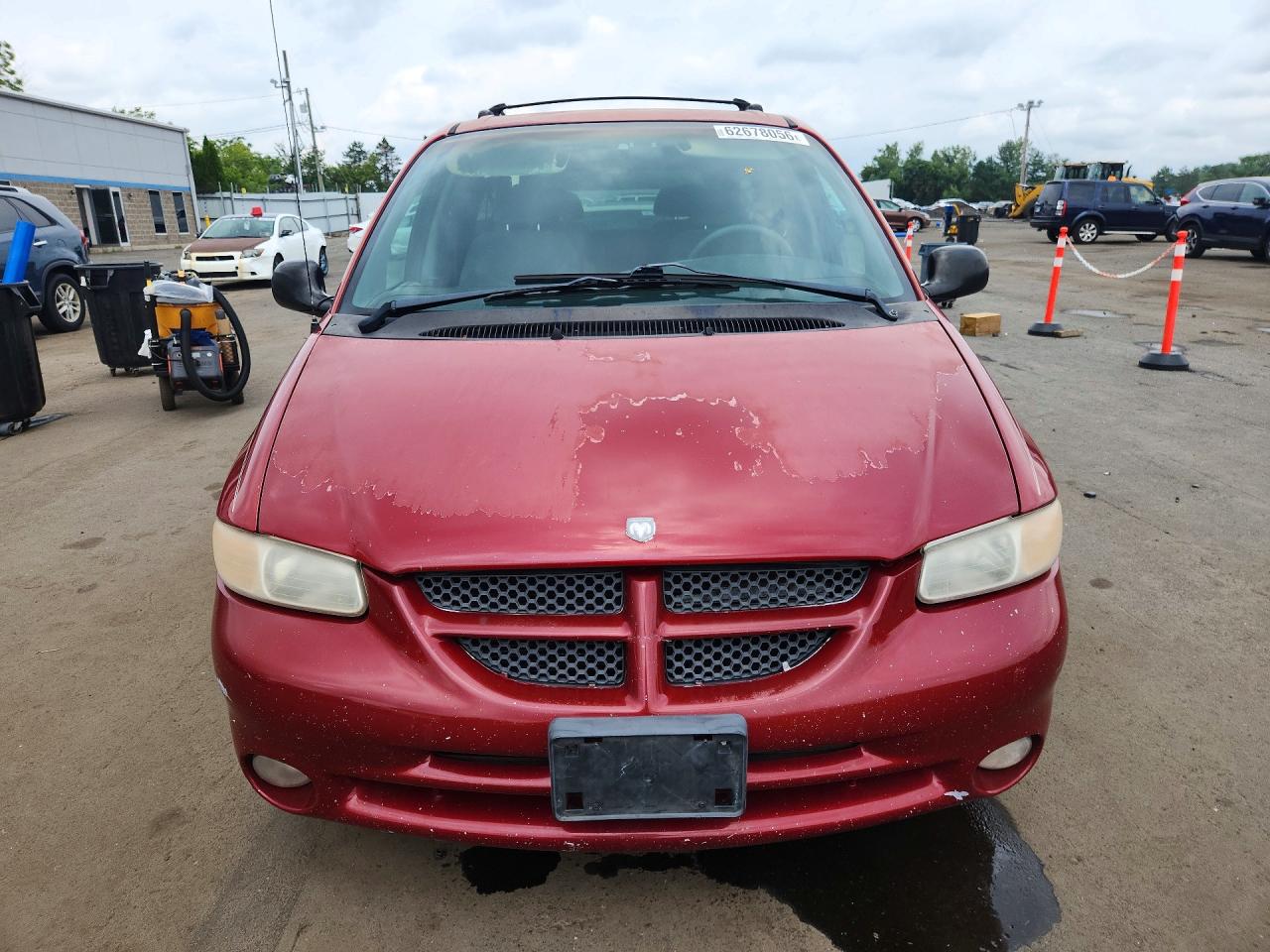 2000 Dodge Grand Caravan Se Burgundy vin: 1B4GP44G6YB587729