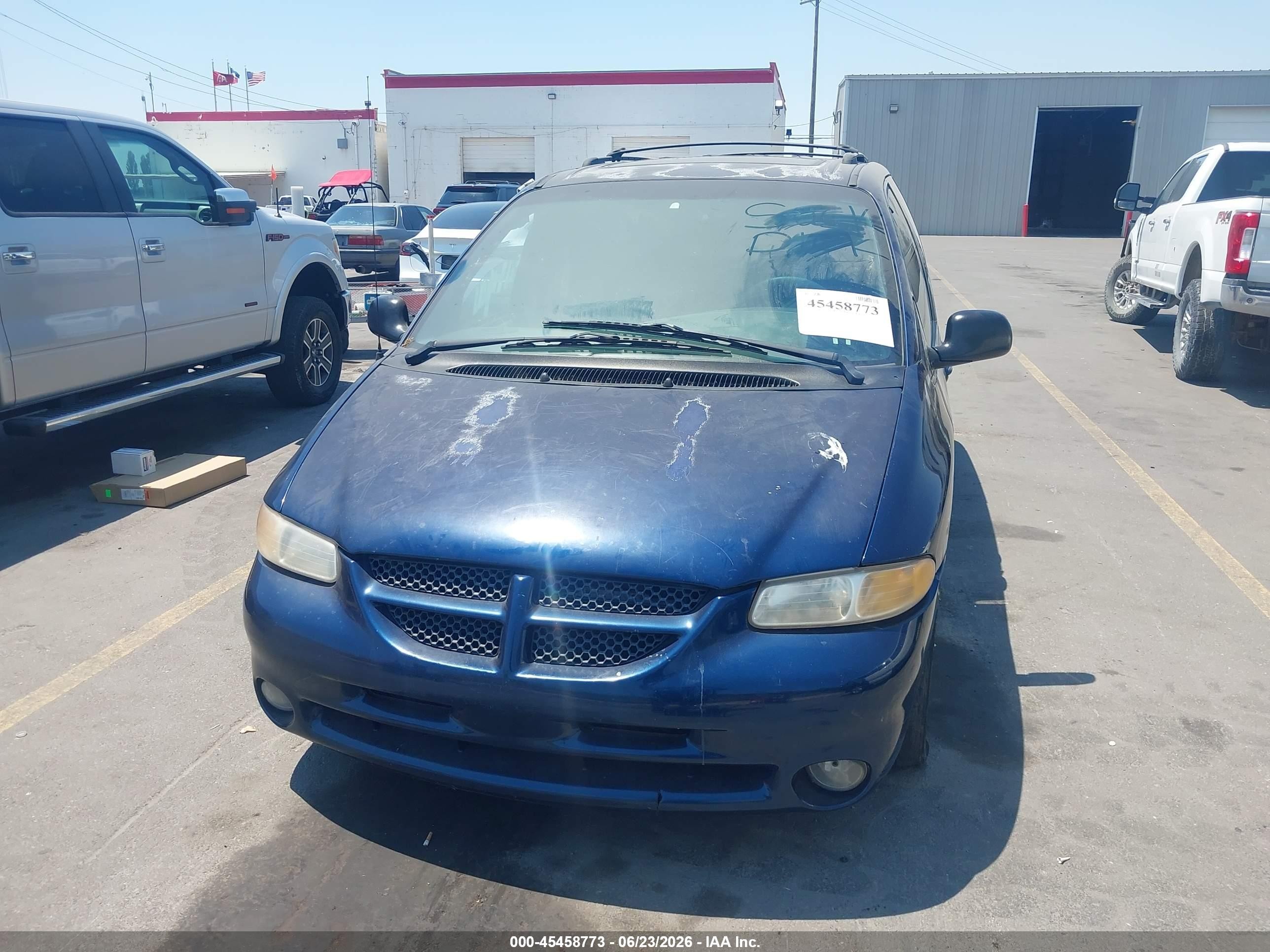 2000 Dodge Grand Caravan Se Blue vin: 1B4GP44G7YB774946