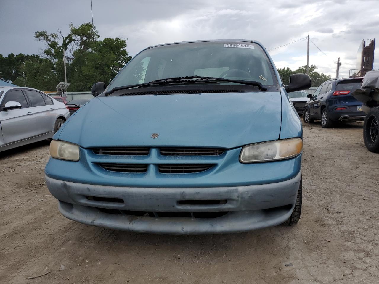 1999 Dodge Grand Caravan Se Синий vin: 1B4GP44G9XB563858