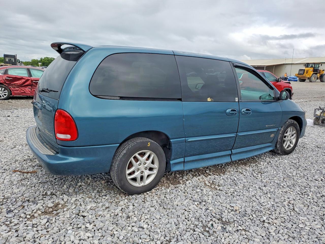 2000 Dodge Grand Caravan Se Green vin: 1B4GP44G9YB758540