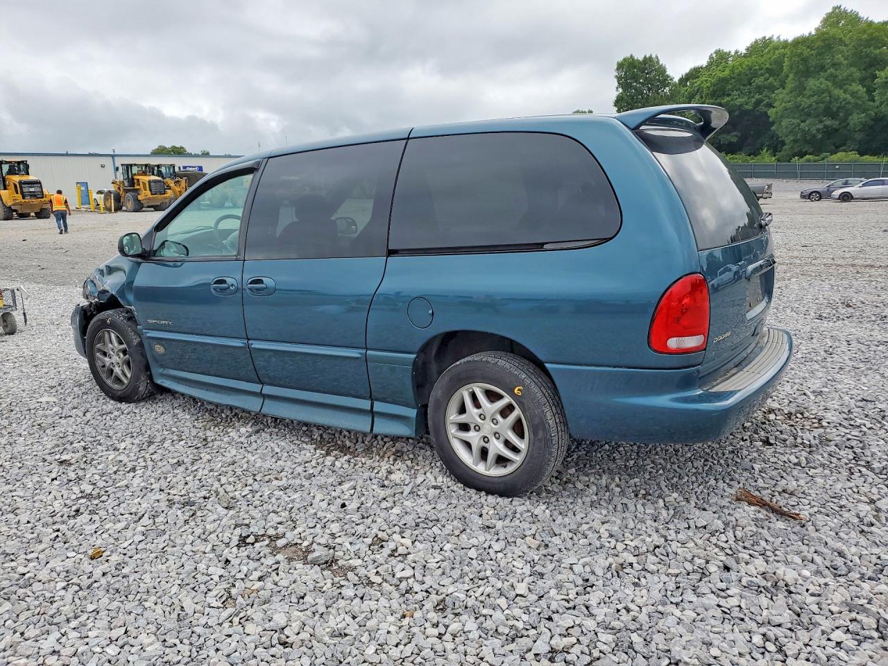 2000 Dodge Grand Caravan Se Green vin: 1B4GP44G9YB758540