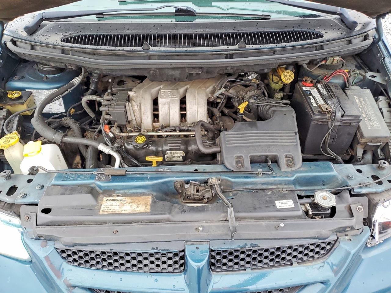 2000 Dodge Grand Caravan Se Green vin: 1B4GP44G9YB758540