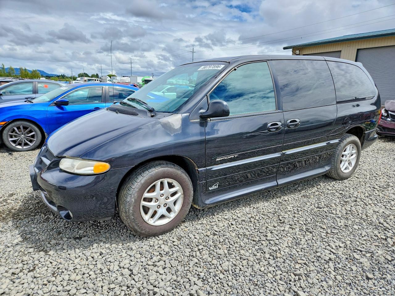 2000 Dodge Grand Caravan Se Black vin: 1B4GP44G9YB770171