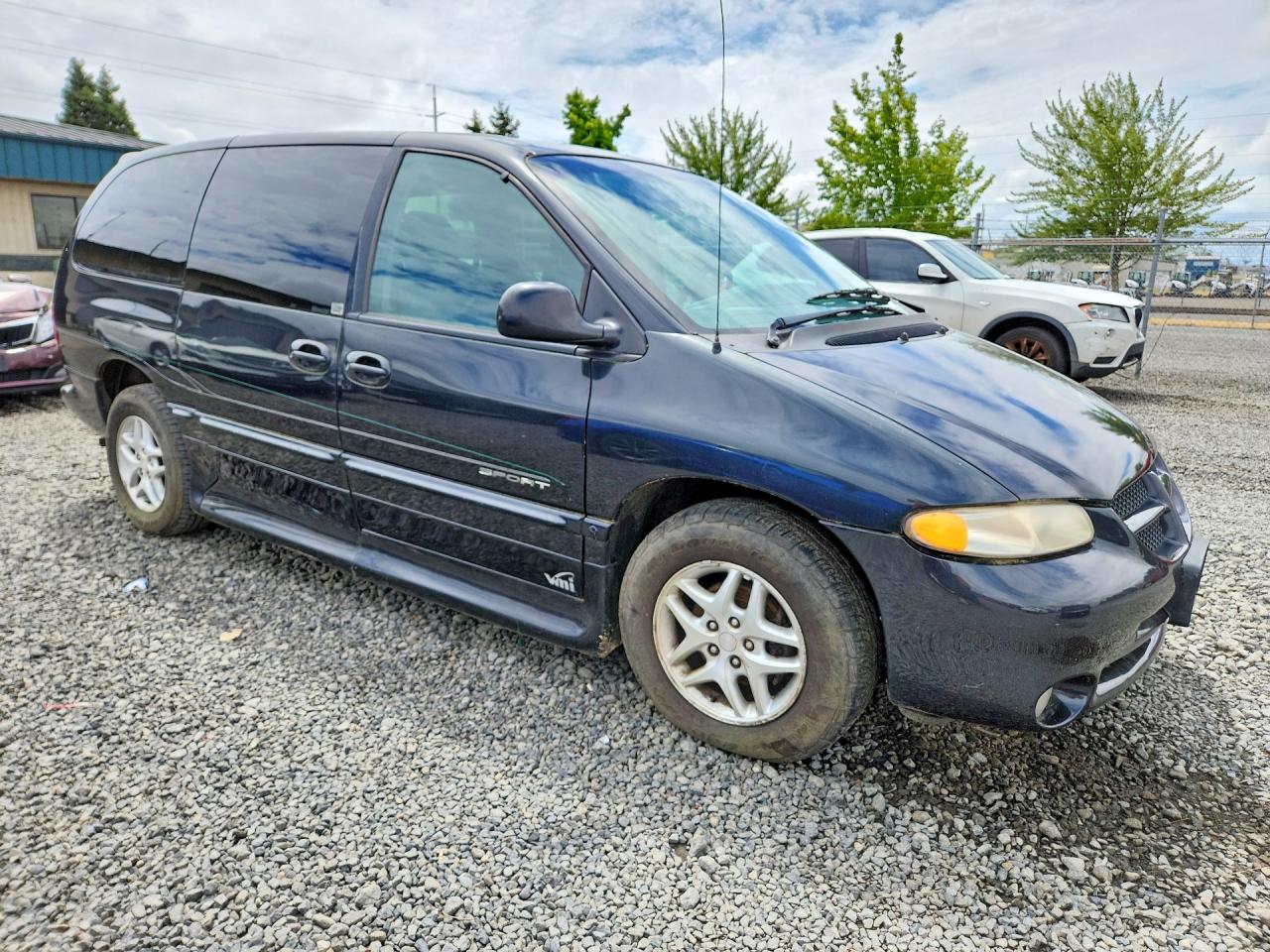 2000 Dodge Grand Caravan Se Black vin: 1B4GP44G9YB770171
