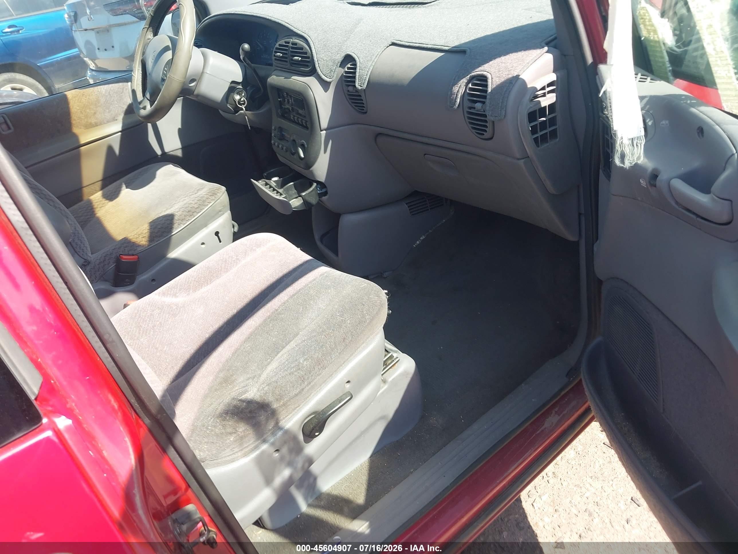 1999 Dodge Grand Caravan Se Red vin: 1B4GP44GXXB584962
