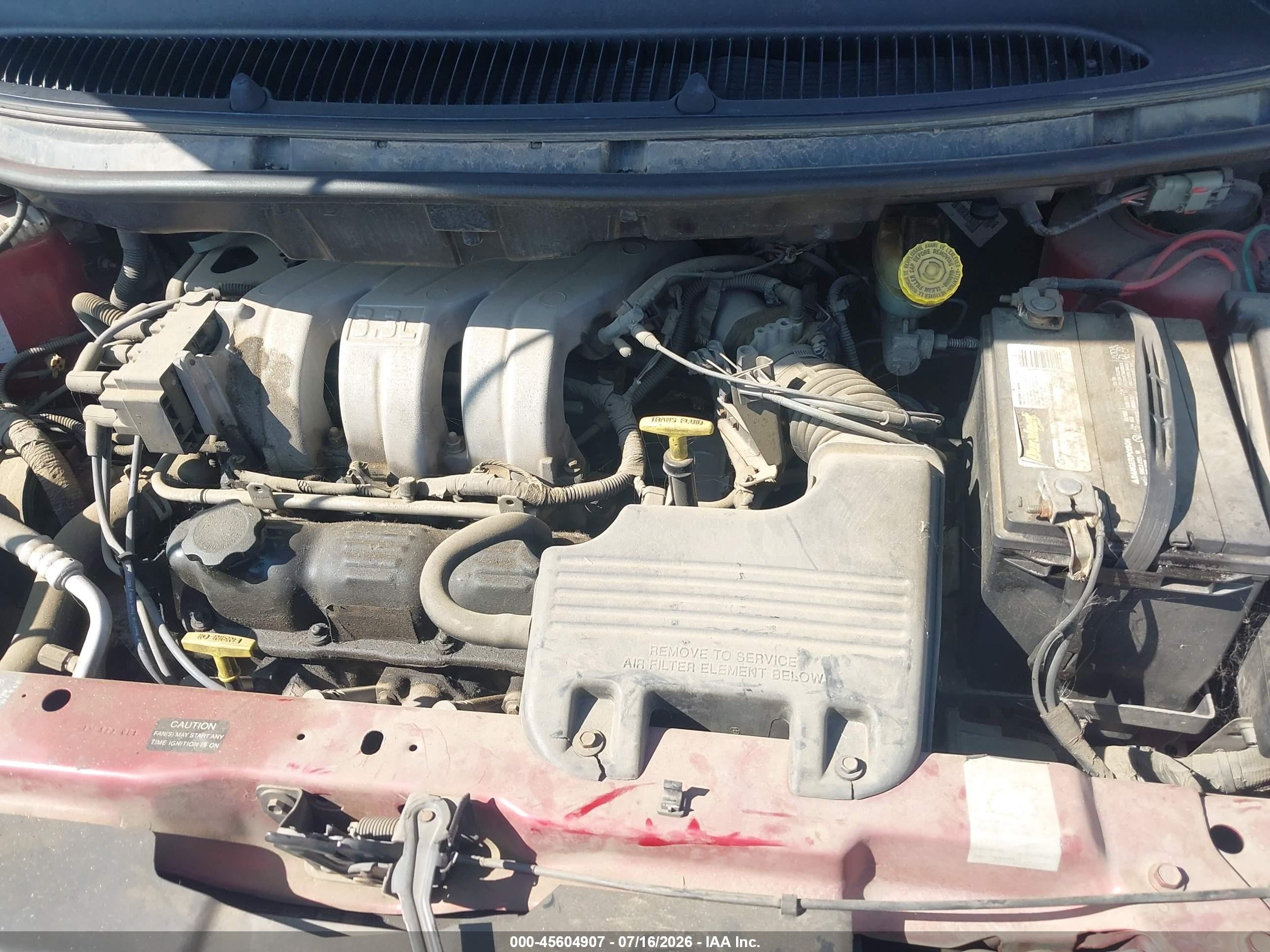 1999 Dodge Grand Caravan Se Red vin: 1B4GP44GXXB584962