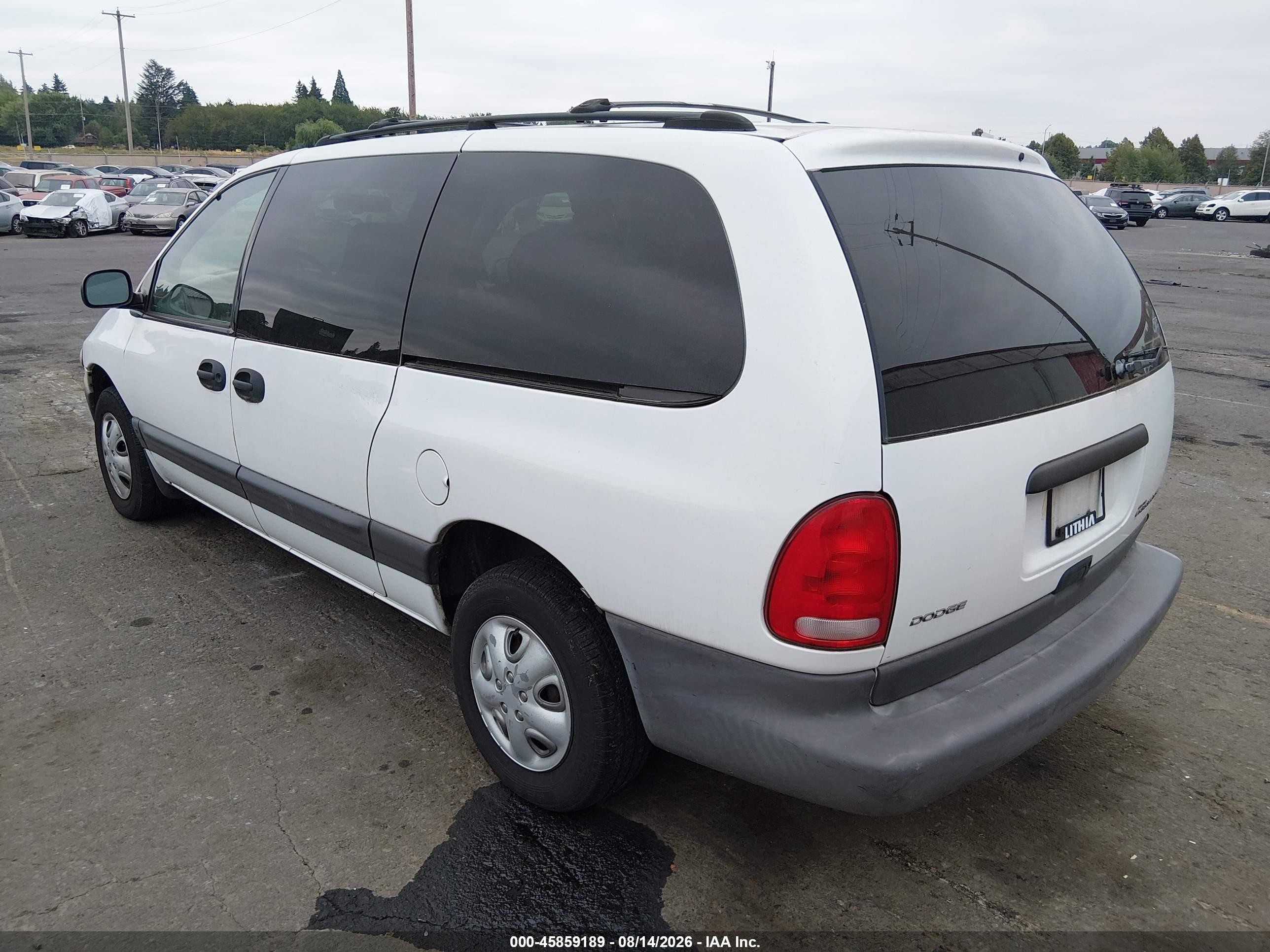 1997 Dodge Grand Caravan Se White vin: 1B4GP44R0VB456440