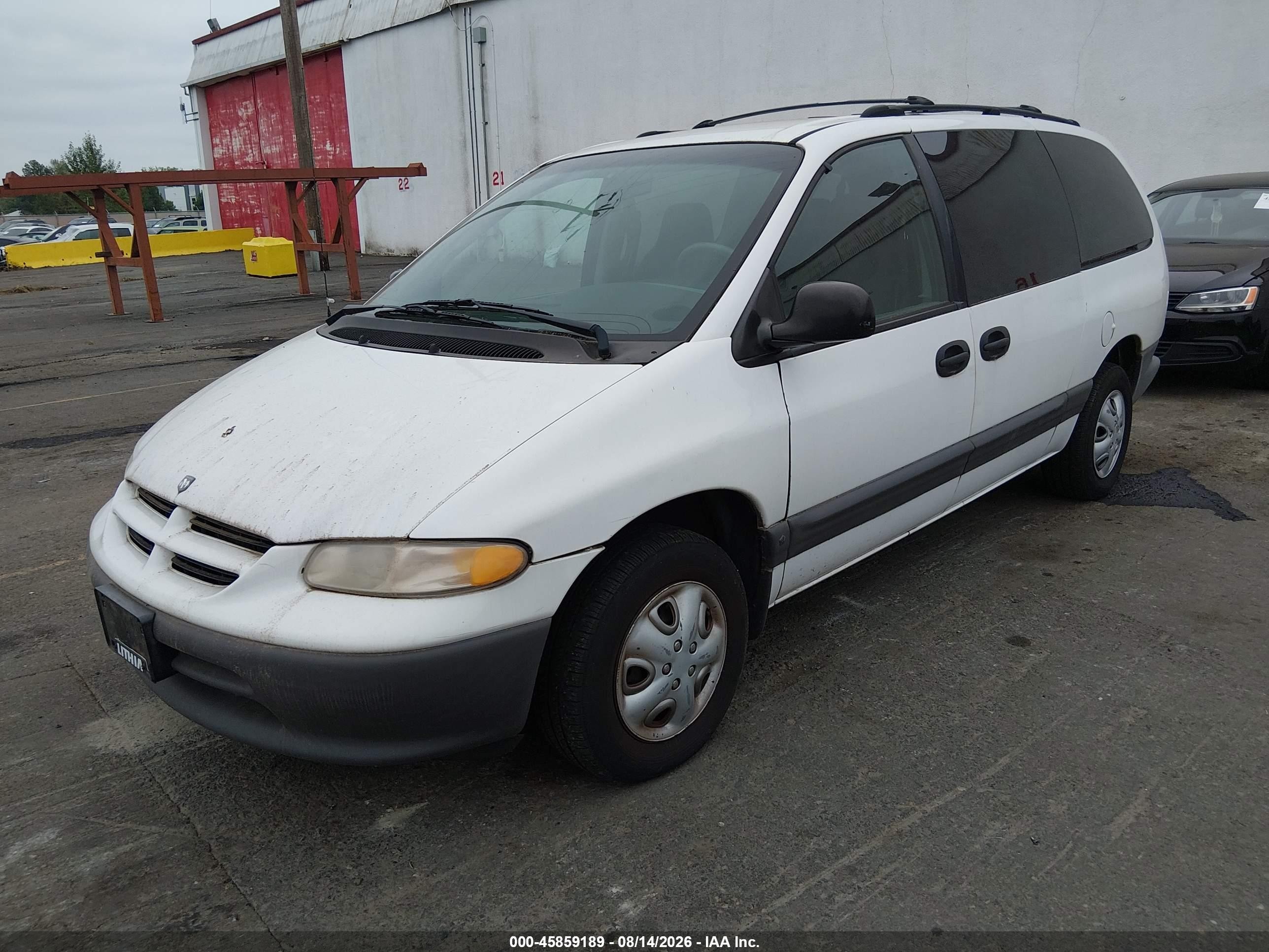 1997 Dodge Grand Caravan Se White vin: 1B4GP44R0VB456440