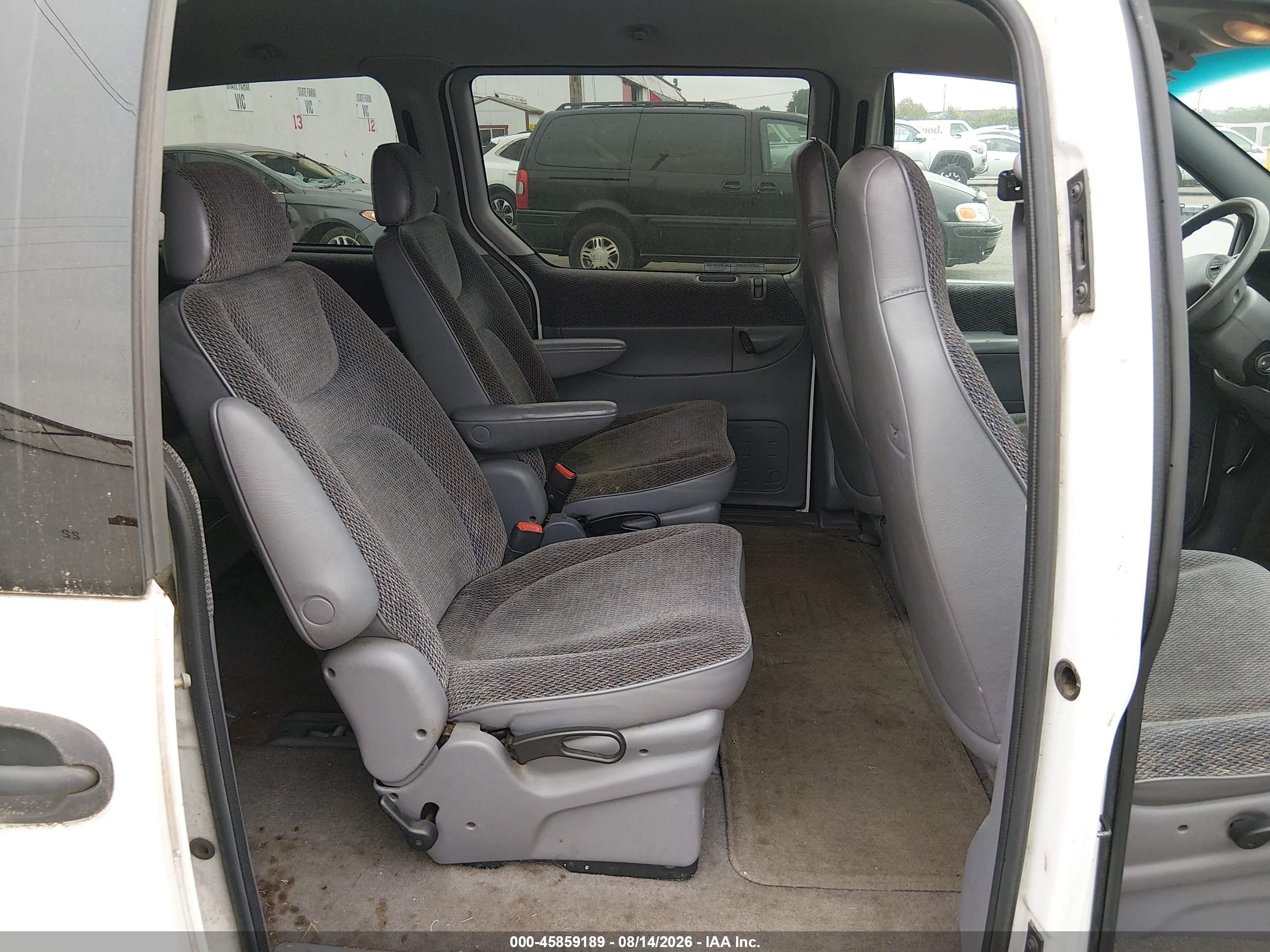 1997 Dodge Grand Caravan Se White vin: 1B4GP44R0VB456440