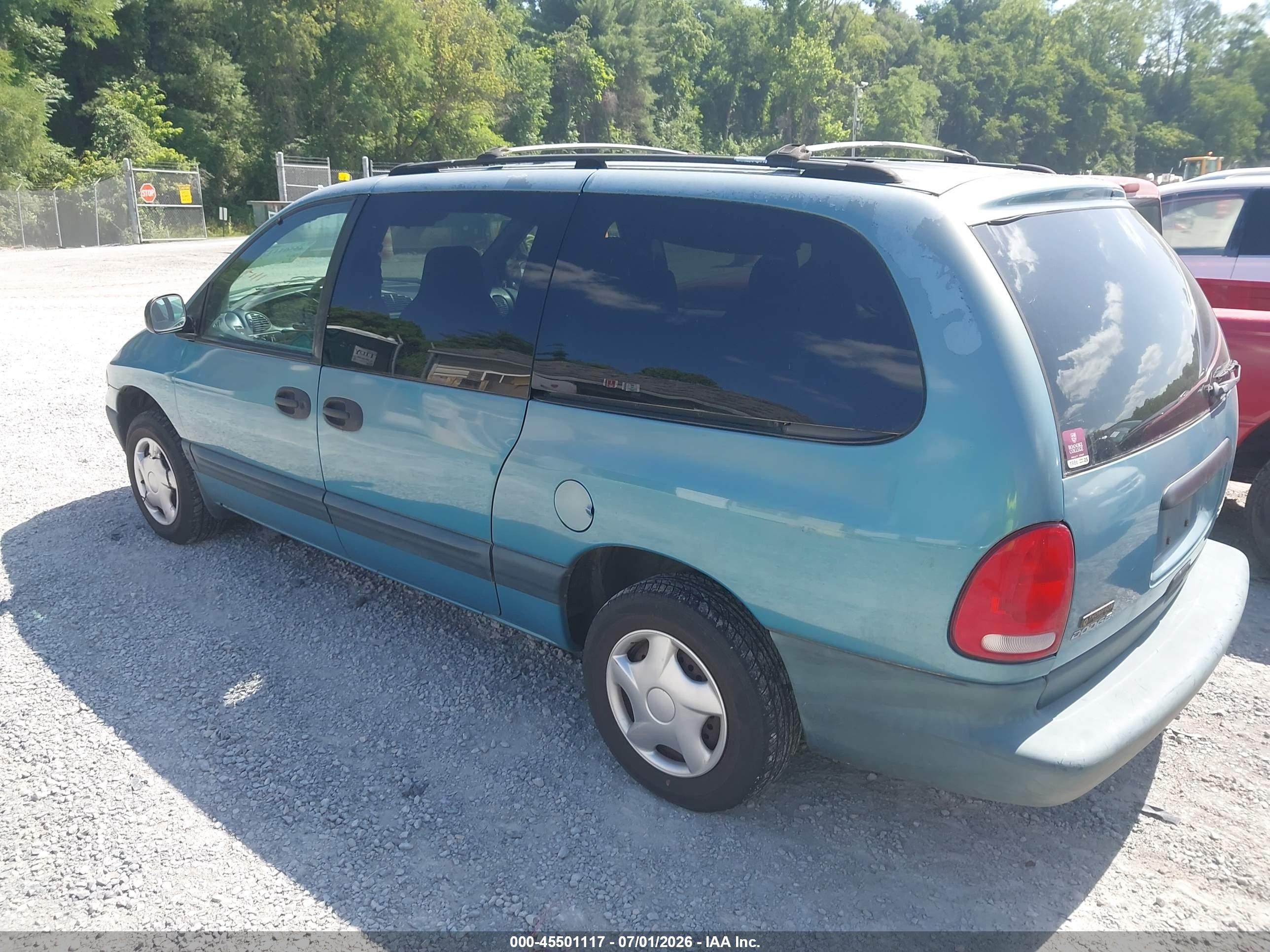 1997 Dodge Caravan Se Blue vin: 1B4GP44R0VB463694