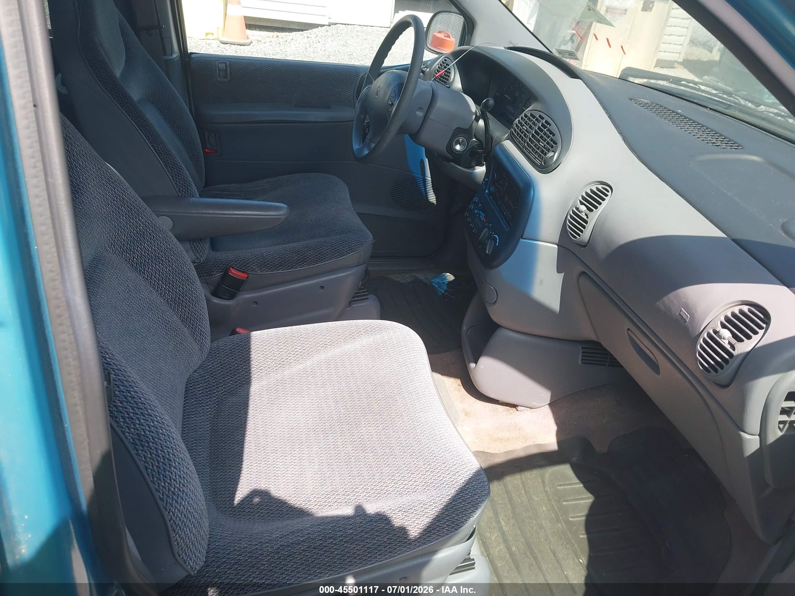 1997 Dodge Caravan Se Blue vin: 1B4GP44R0VB463694