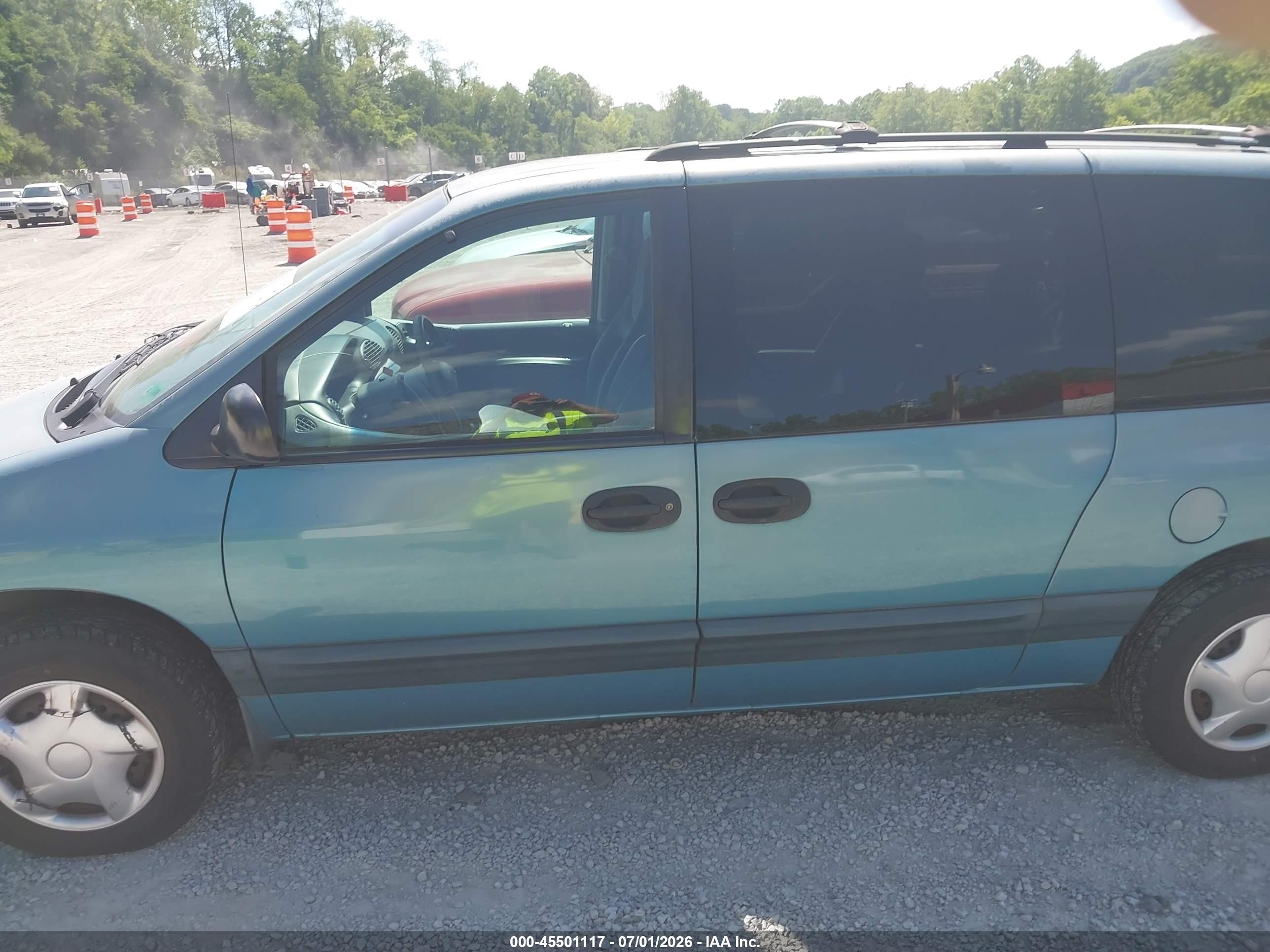 1997 Dodge Caravan Se Blue vin: 1B4GP44R0VB463694