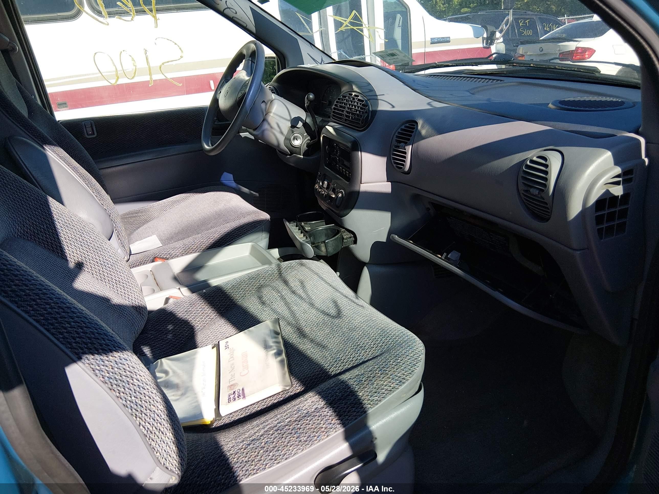 1997 Dodge Grand Caravan Se Blue vin: 1B4GP44R1VB397995