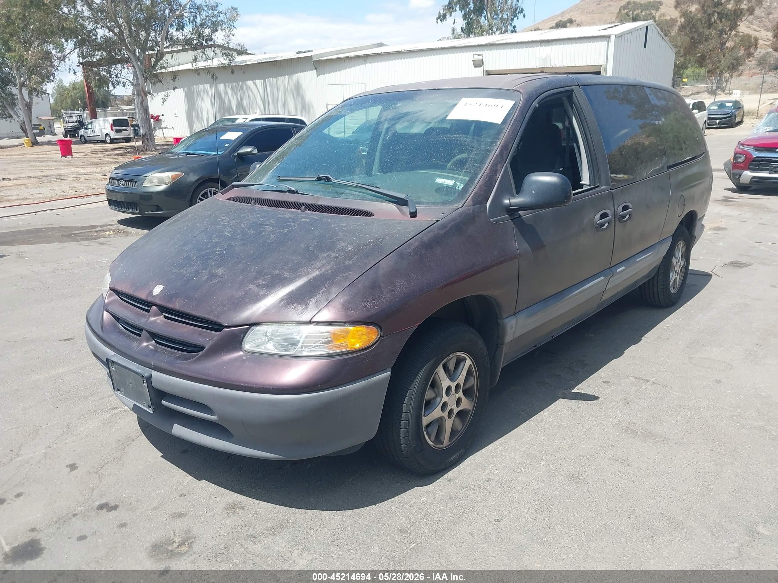 1997 Dodge Grand Caravan Se Purple vin: 1B4GP44R2VB354380