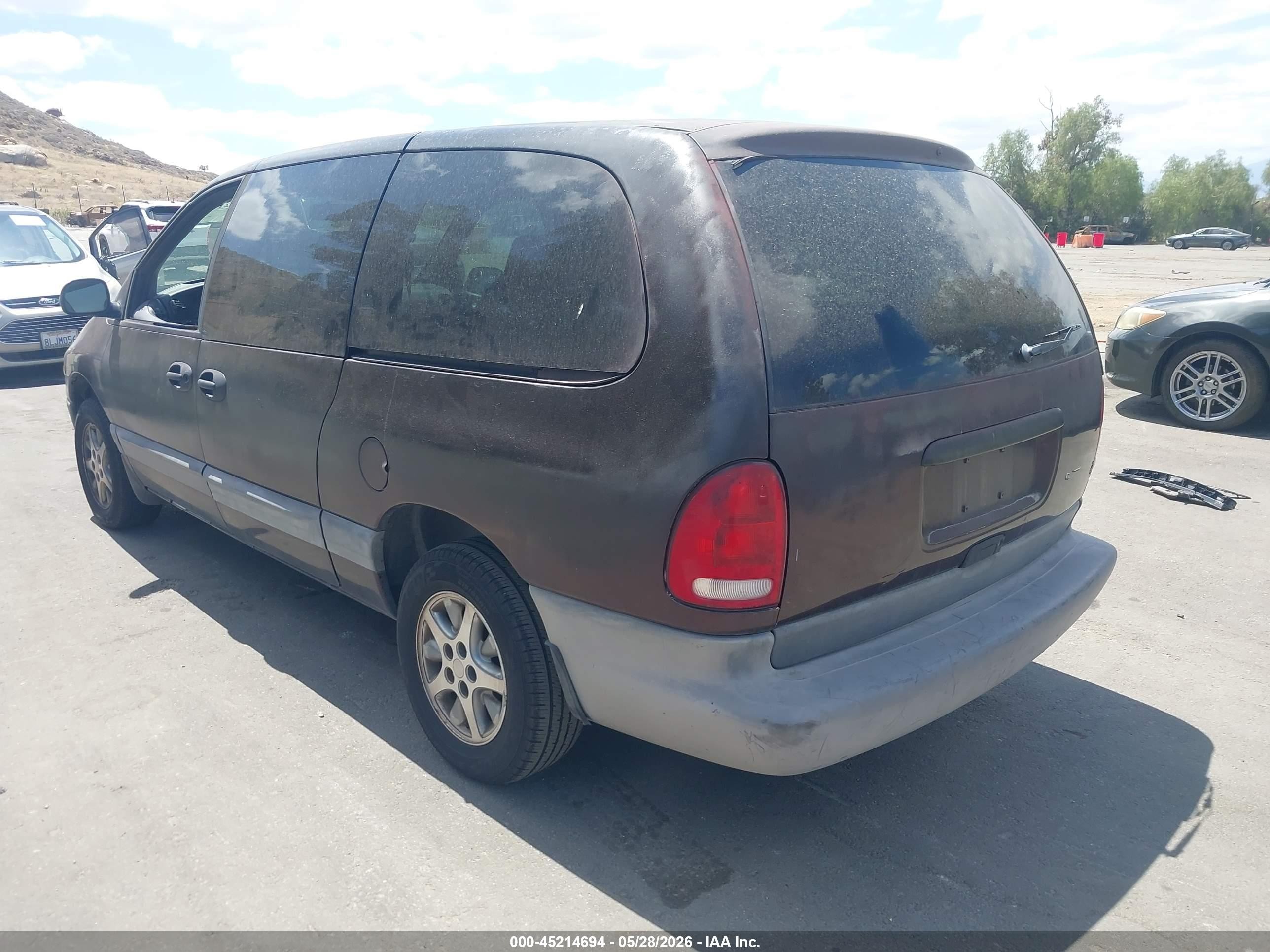 1997 Dodge Grand Caravan Se Purple vin: 1B4GP44R2VB354380