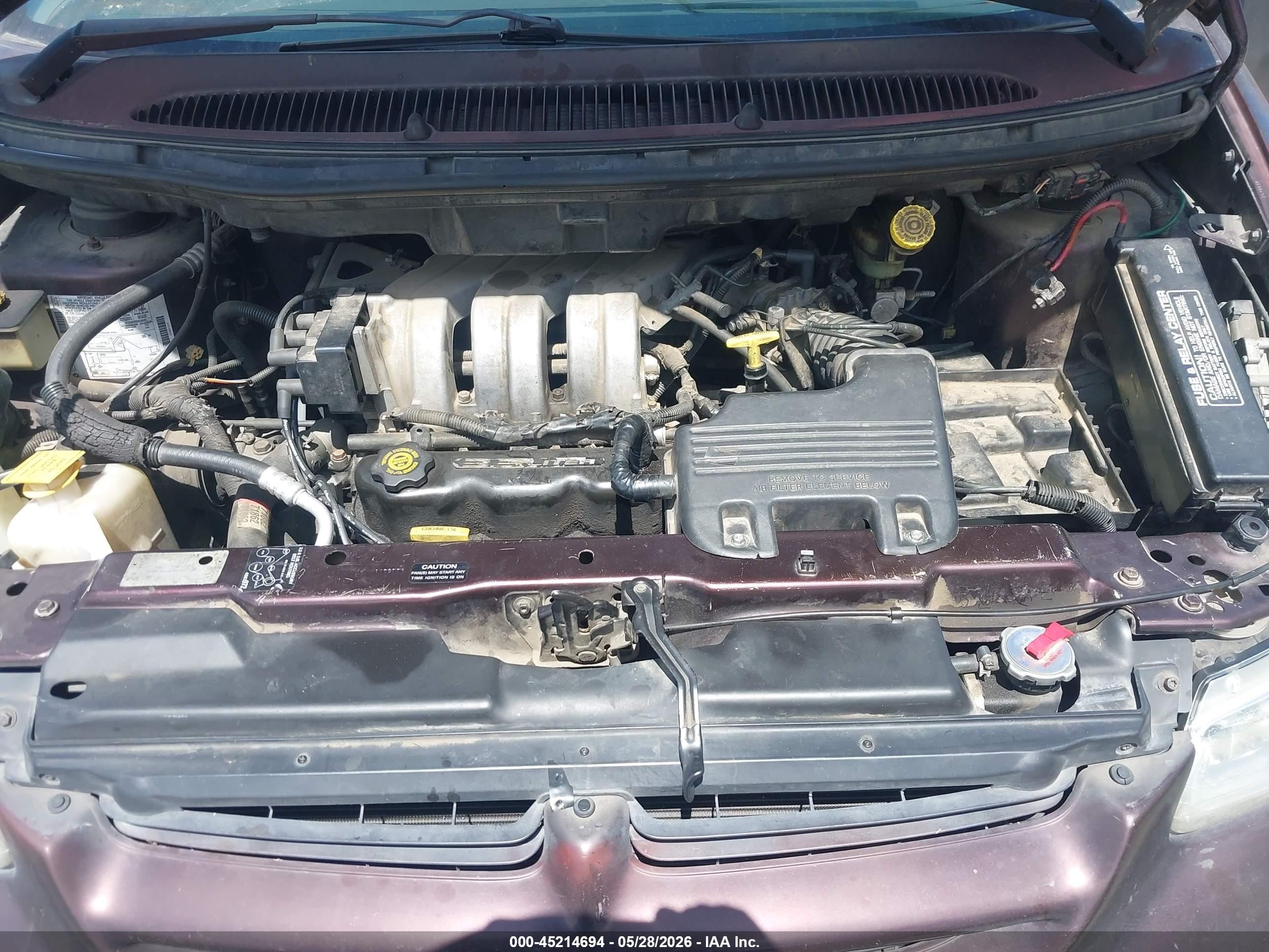 1997 Dodge Grand Caravan Se Purple vin: 1B4GP44R2VB354380