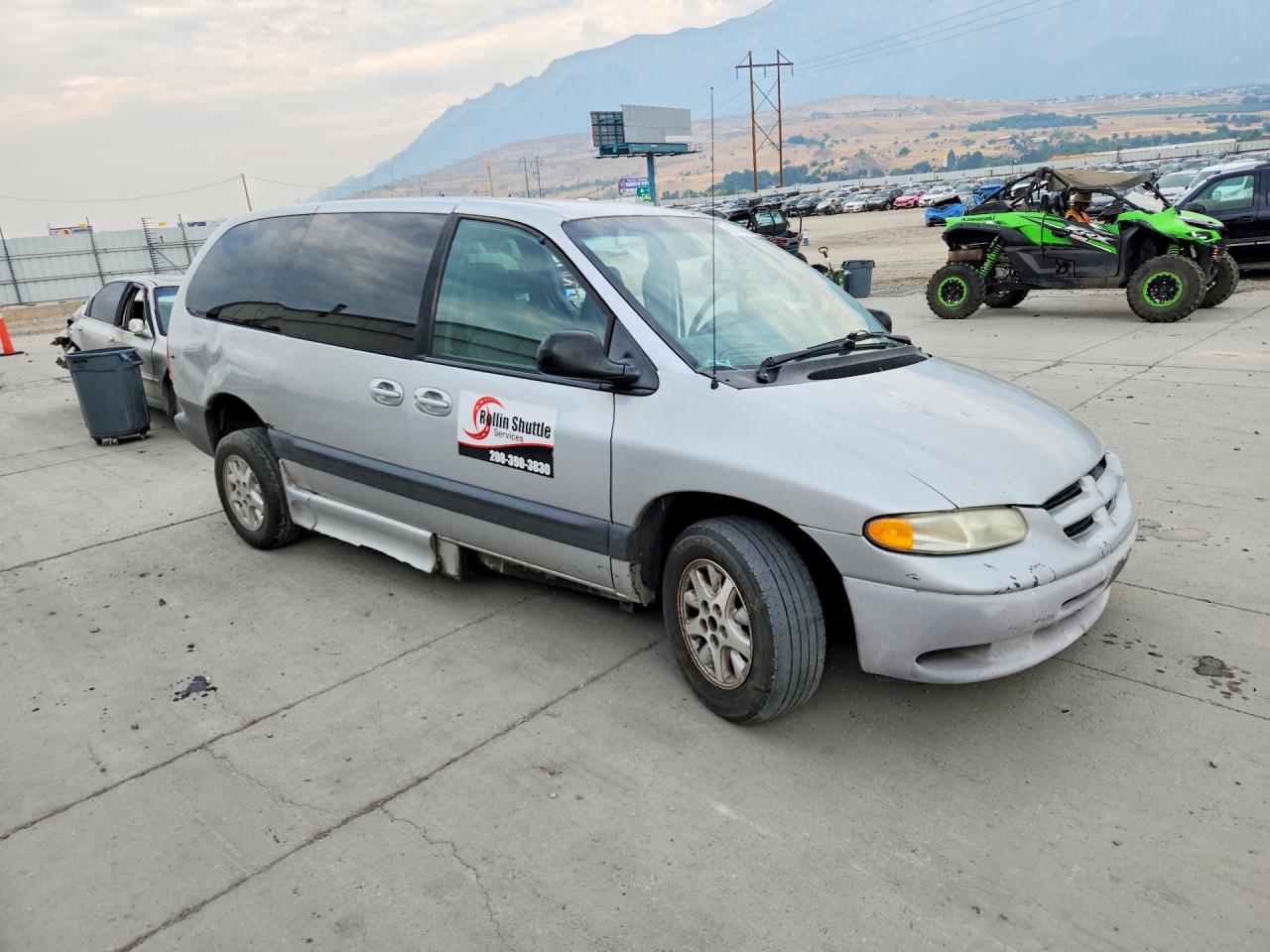 2000 Dodge Grand Caravan Se Silver vin: 1B4GP44R2YB638287