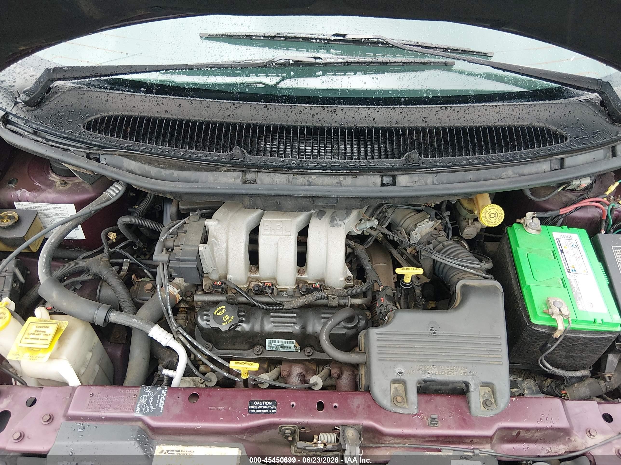 2000 Dodge Grand Caravan Se Purple vin: 1B4GP44R2YB719368