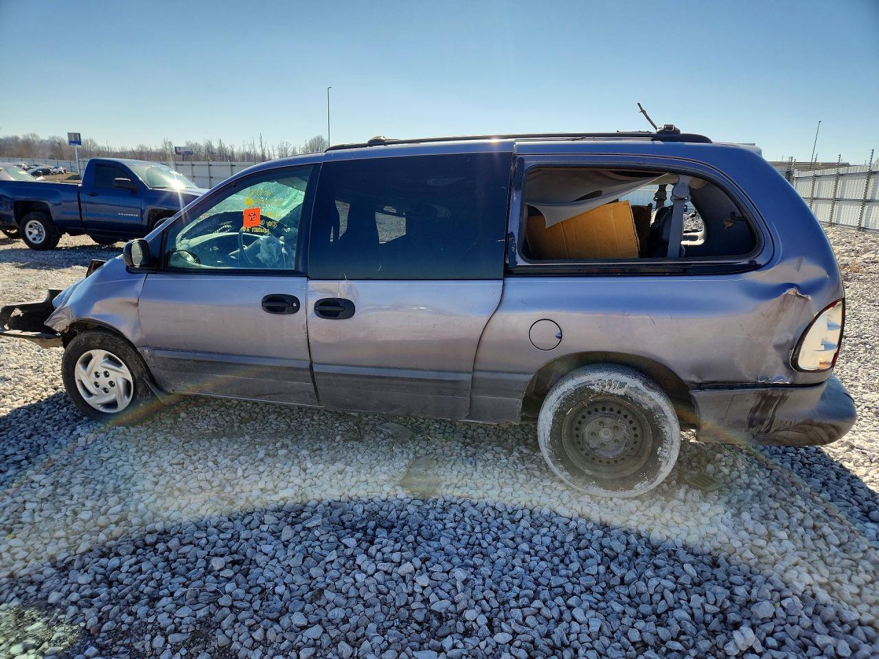 1997 Dodge Grand Caravan Se Gray vin: 1B4GP44R6VB241032