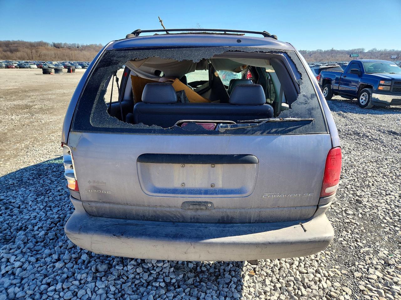 1997 Dodge Grand Caravan Se Gray vin: 1B4GP44R6VB241032