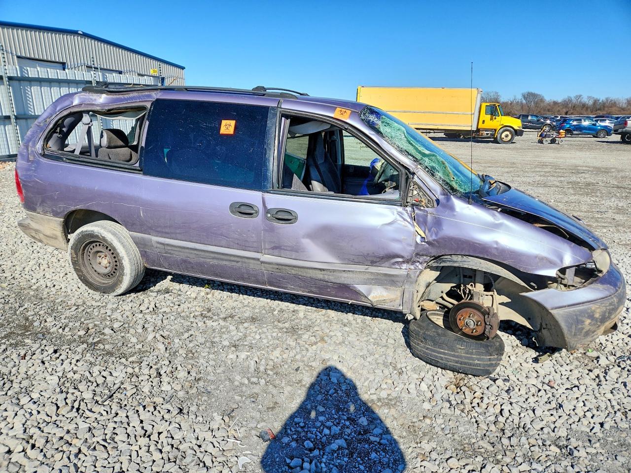 1997 Dodge Grand Caravan Se Gray vin: 1B4GP44R6VB241032