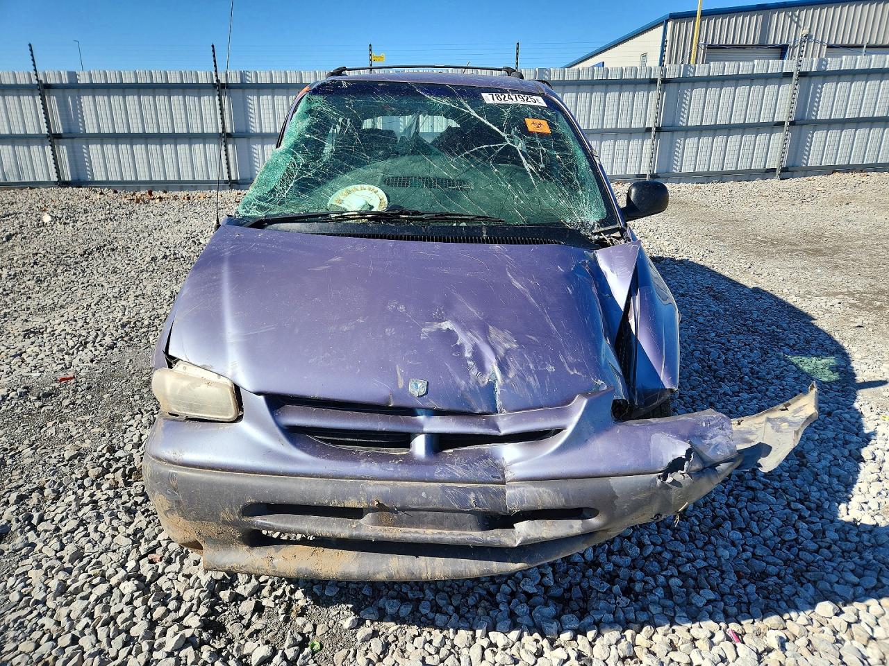 1997 Dodge Grand Caravan Se Gray vin: 1B4GP44R6VB241032