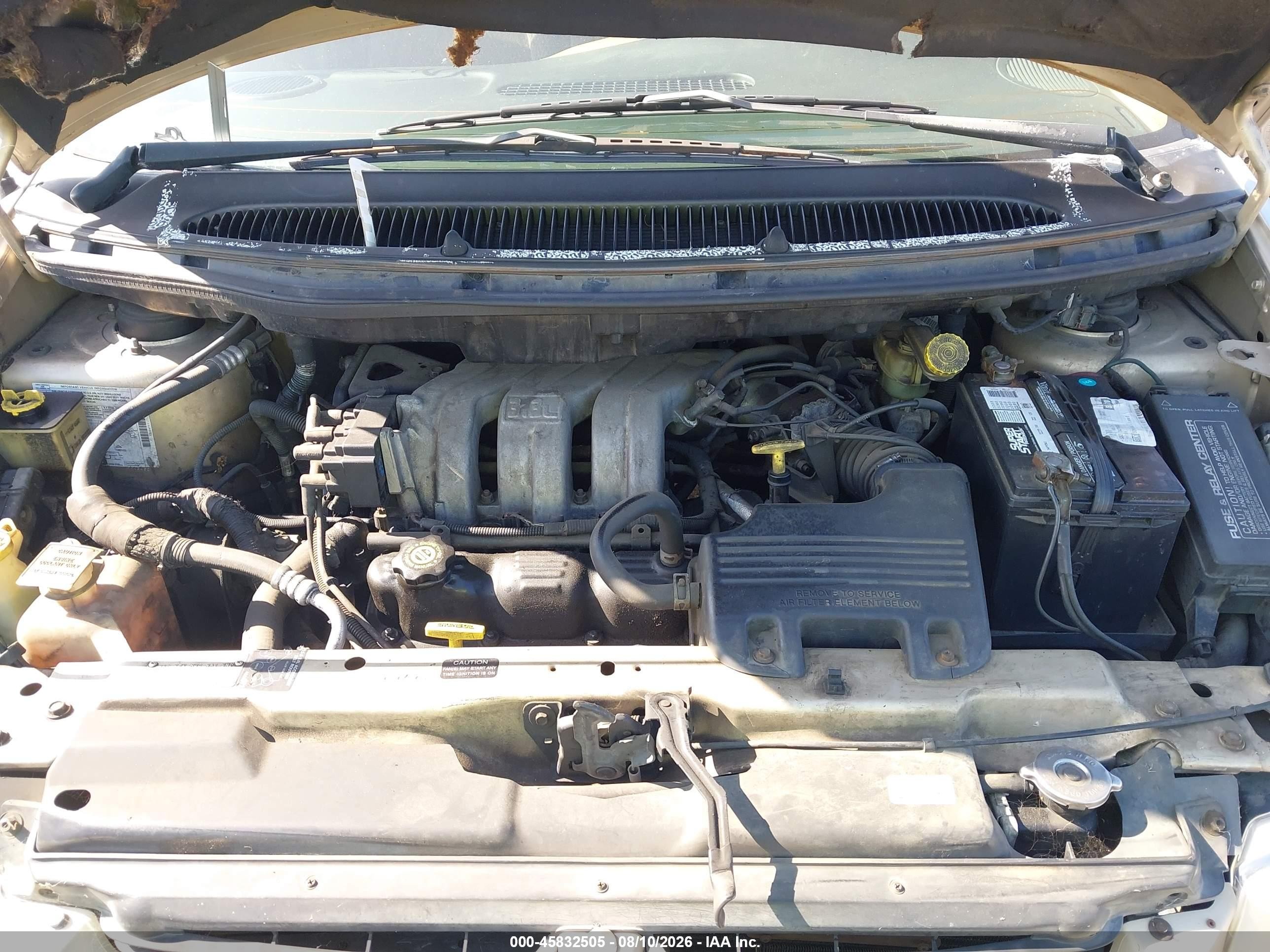 2000 Dodge Grand Caravan Se Beige vin: 1B4GP44R6YB639801