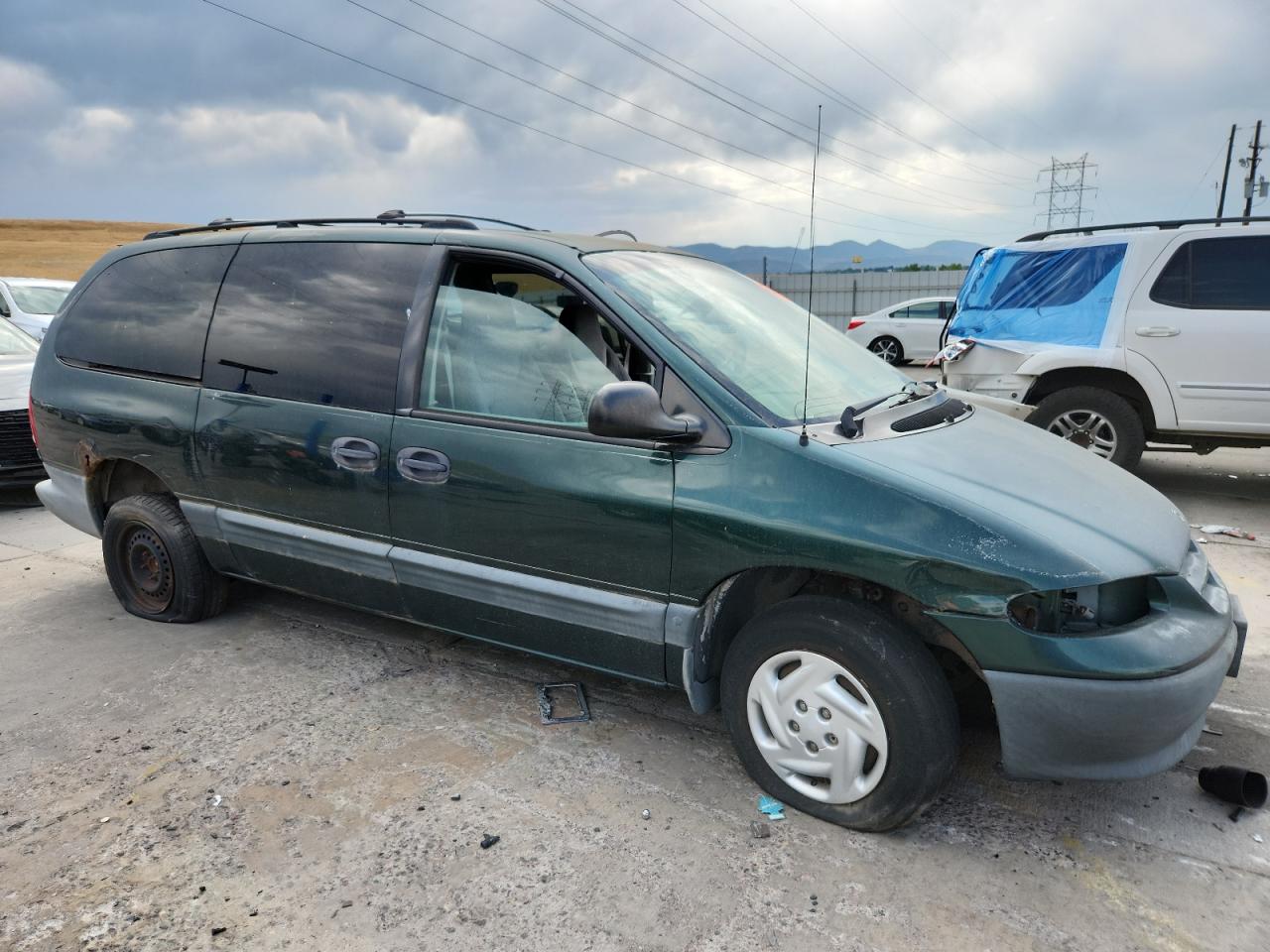 1997 Dodge Grand Caravan Se Green vin: 1B4GP44R7VB368758