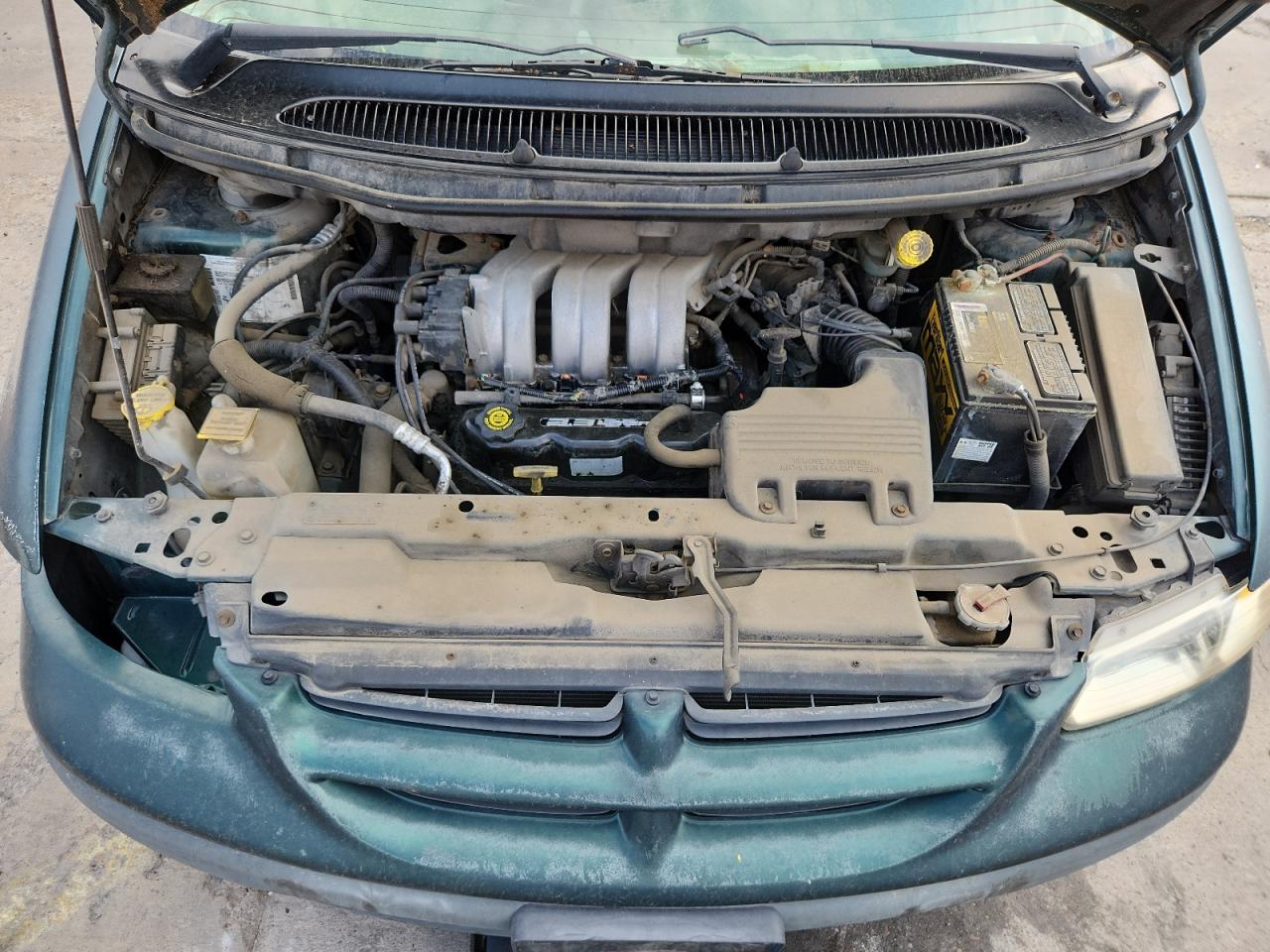 1997 Dodge Grand Caravan Se Green vin: 1B4GP44R7VB368758