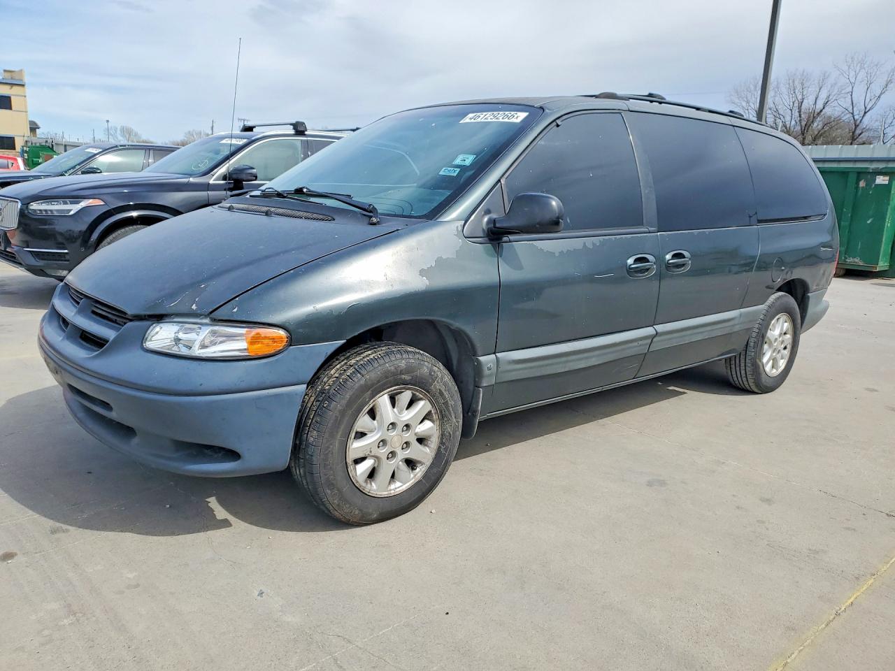 2000 Dodge Grand Caravan Se Green vin: 1B4GP44R8YB729662