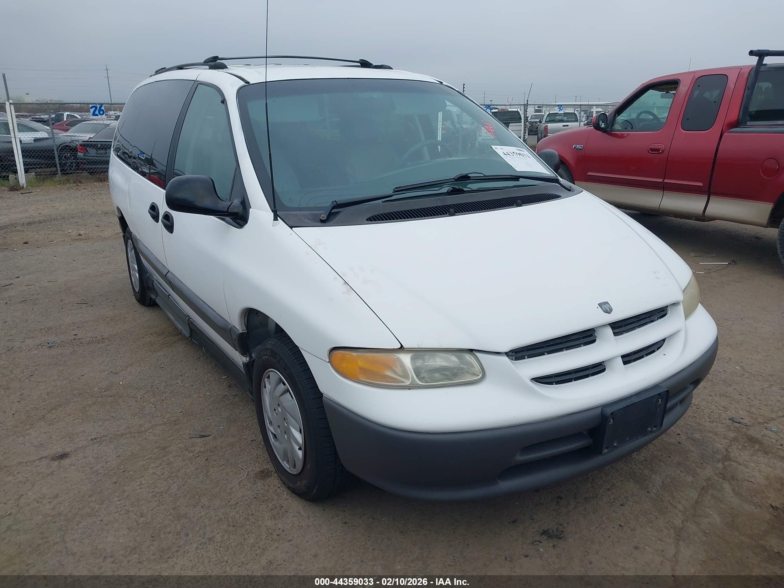 1996 Dodge Grand Caravan Se Белый vin: 1B4GP44R9TB148227