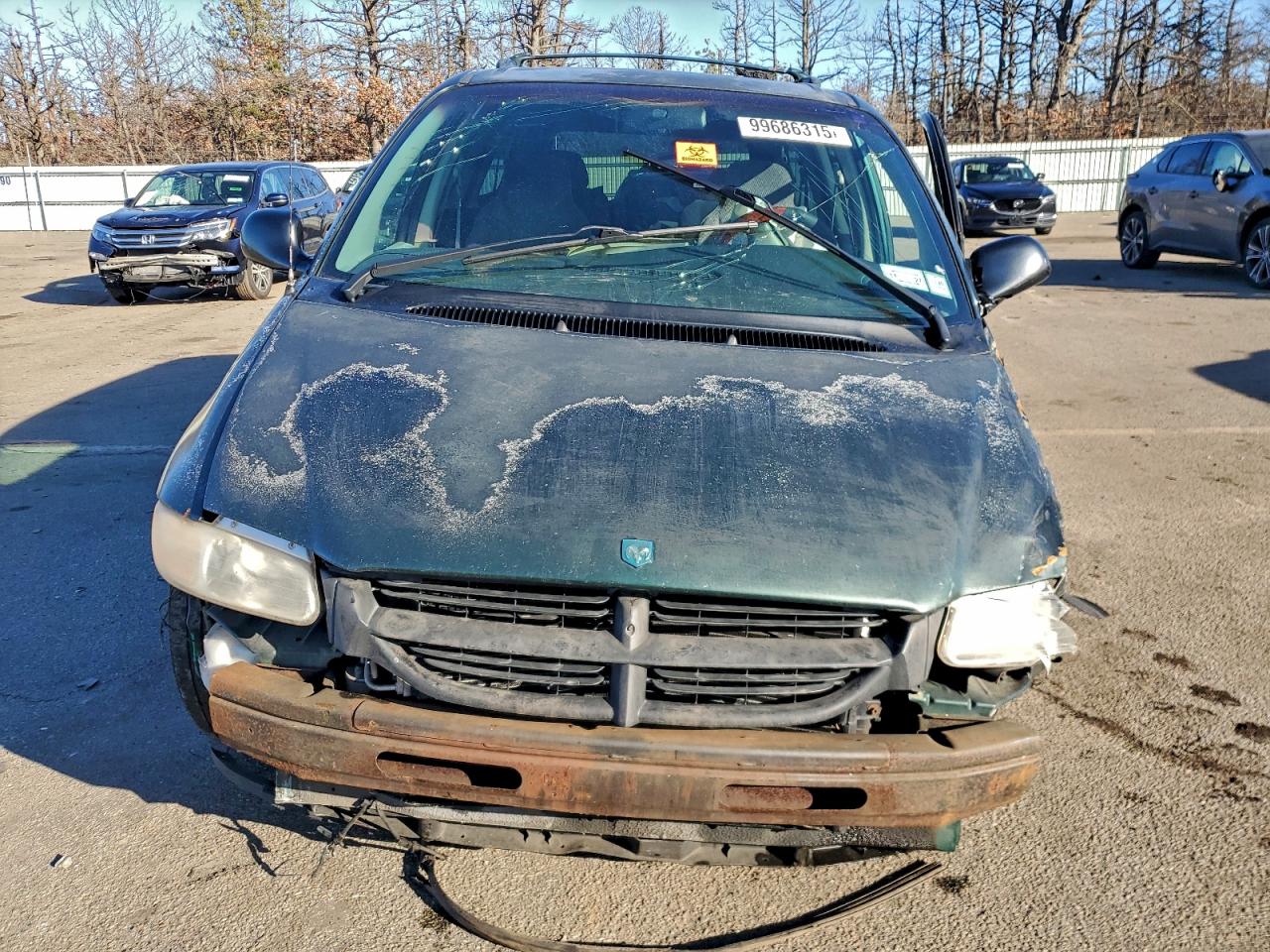 1997 Dodge Grand Caravan Se Зеленый vin: 1B4GP44R9VB394357