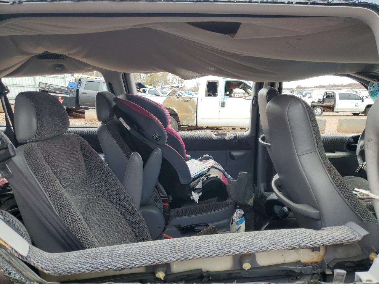 1997 Dodge Grand Caravan Se Maroon vin: 1B4GP44R9VB455206