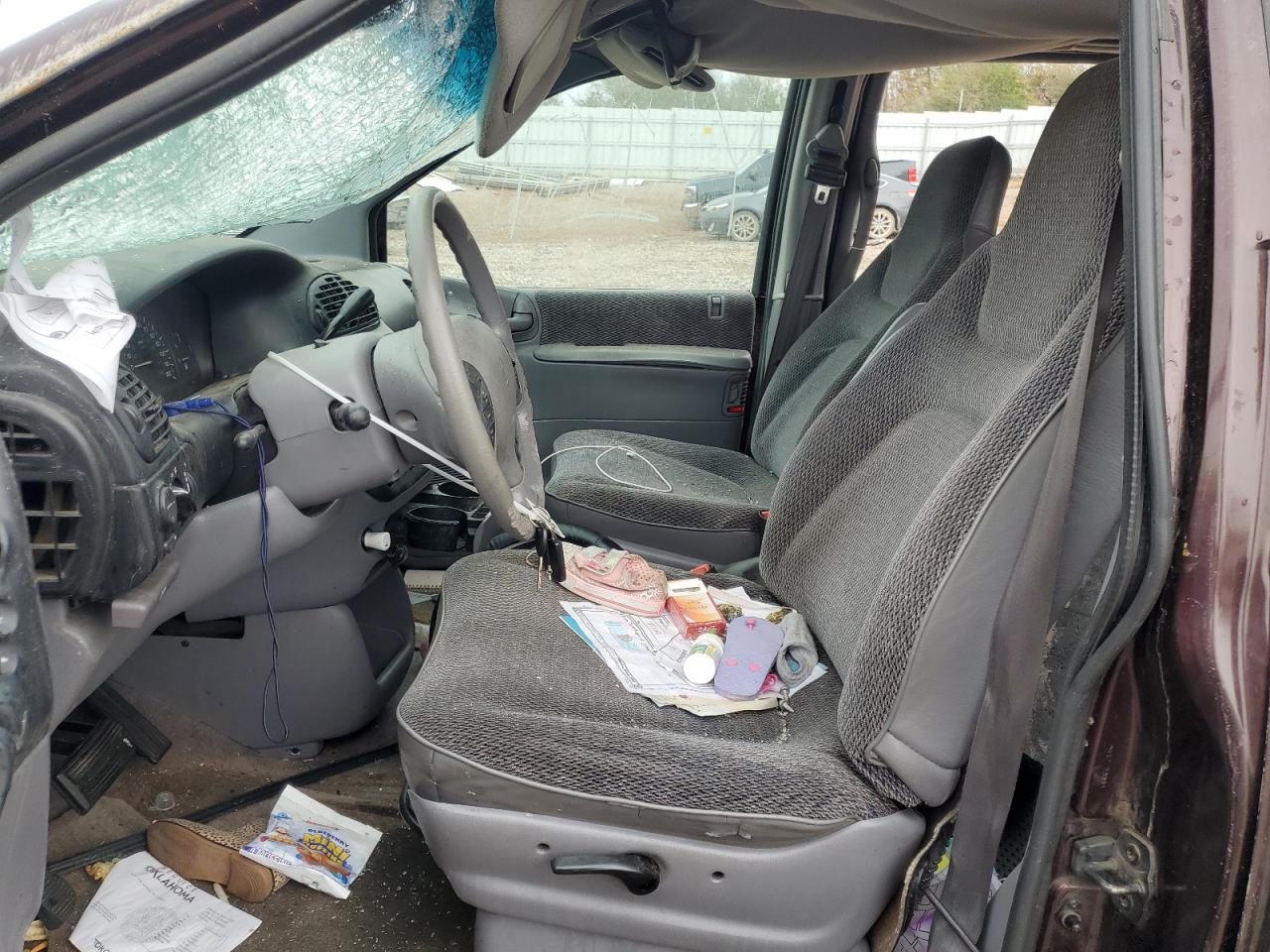 1997 Dodge Grand Caravan Se Maroon vin: 1B4GP44R9VB455206