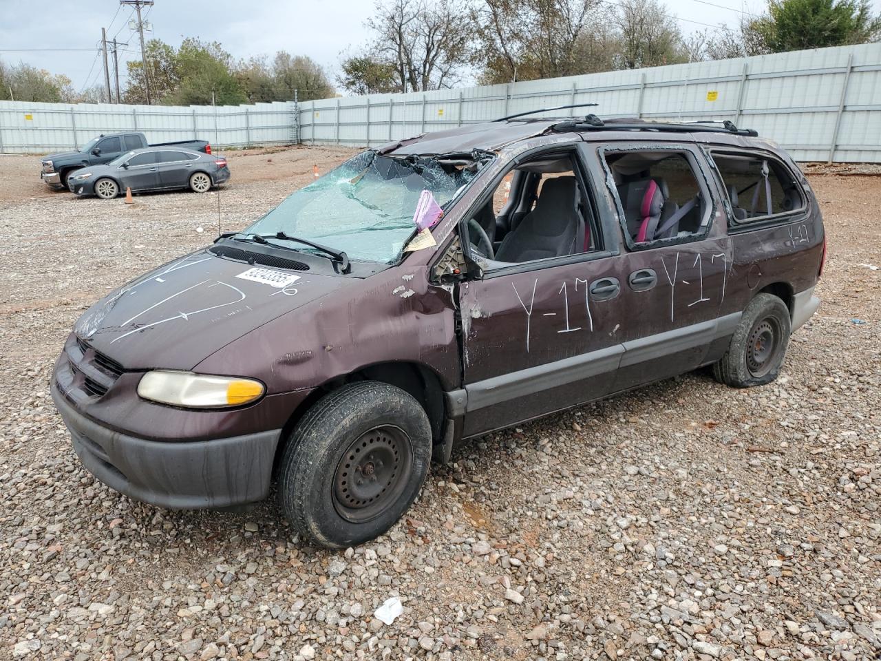 1997 Dodge Grand Caravan Se Maroon vin: 1B4GP44R9VB455206