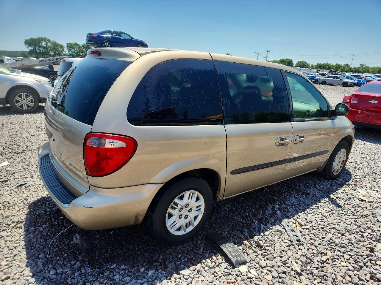 2002 Dodge Caravan Sport Beige vin: 1B4GP45352B635529
