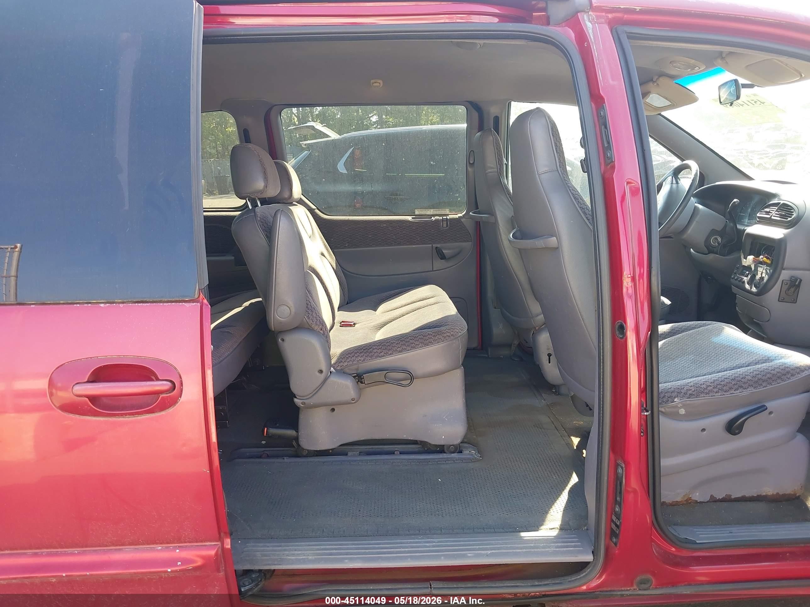 1999 Dodge Caravan Se Red vin: 1B4GP45G6XB573102
