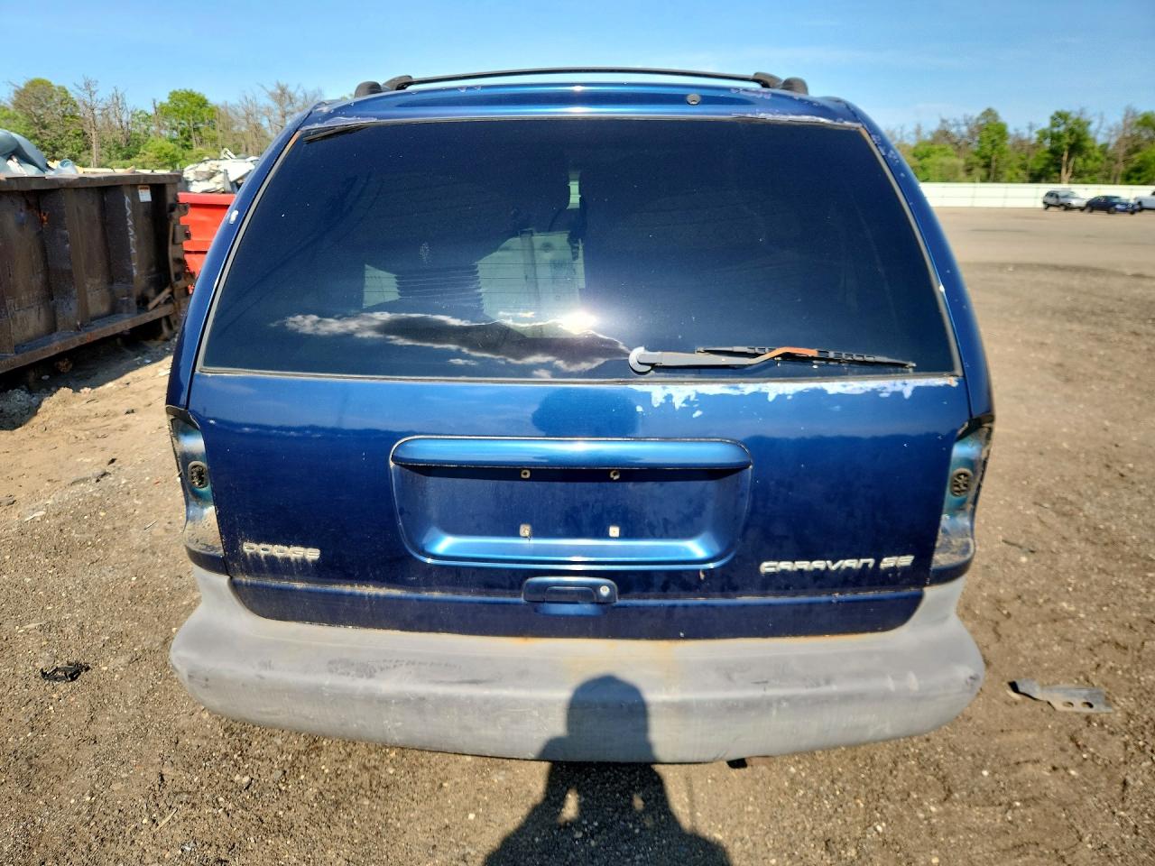 2000 Dodge Caravan Se Синий vin: 1B4GP45R1YB597004