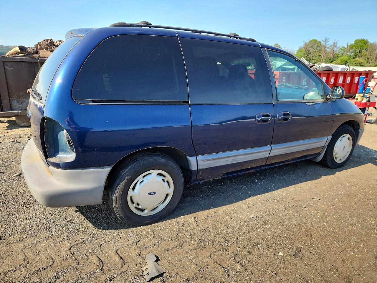 2000 Dodge Caravan Se Синий vin: 1B4GP45R1YB597004