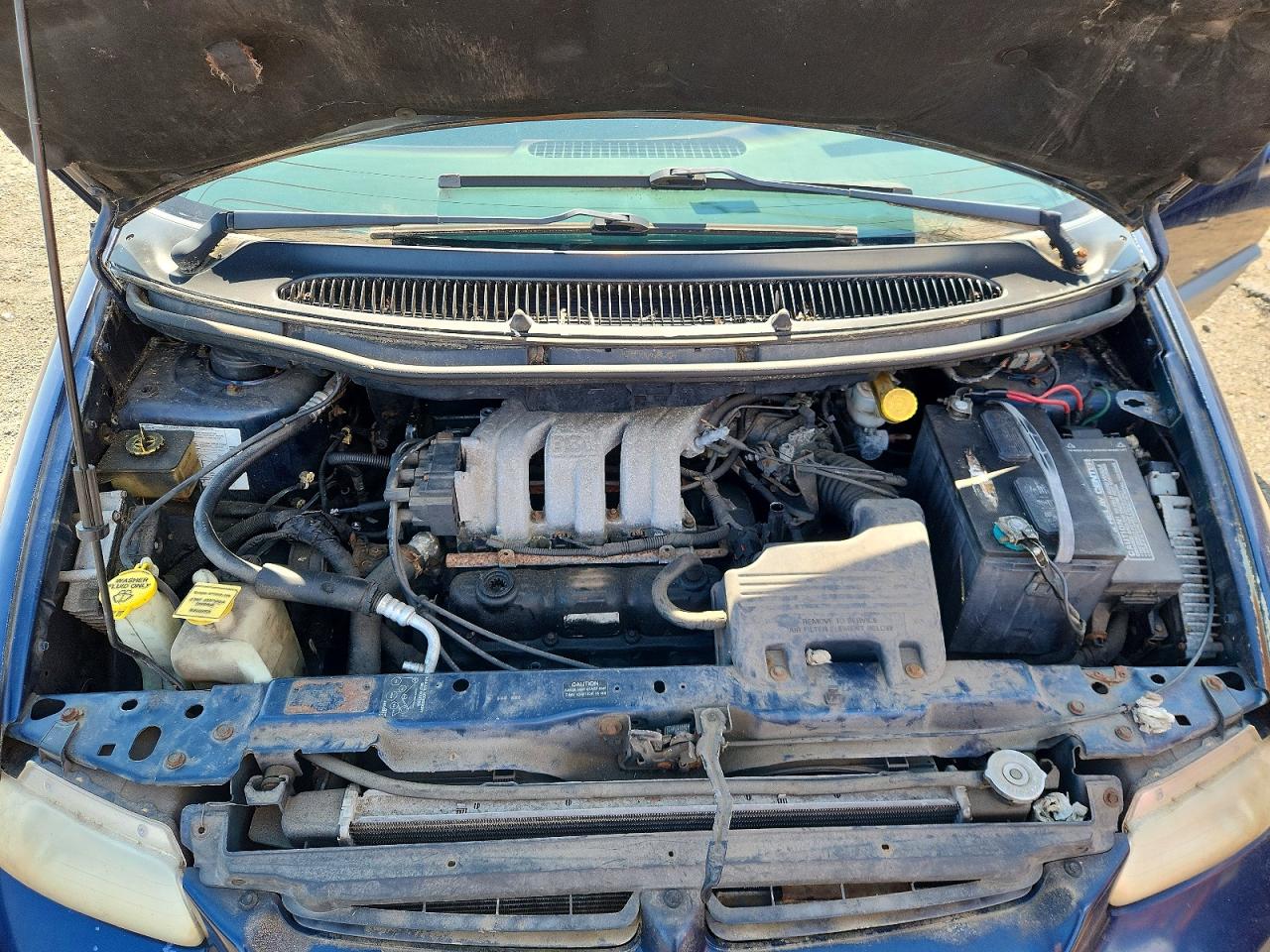 2000 Dodge Caravan Se Синий vin: 1B4GP45R1YB597004