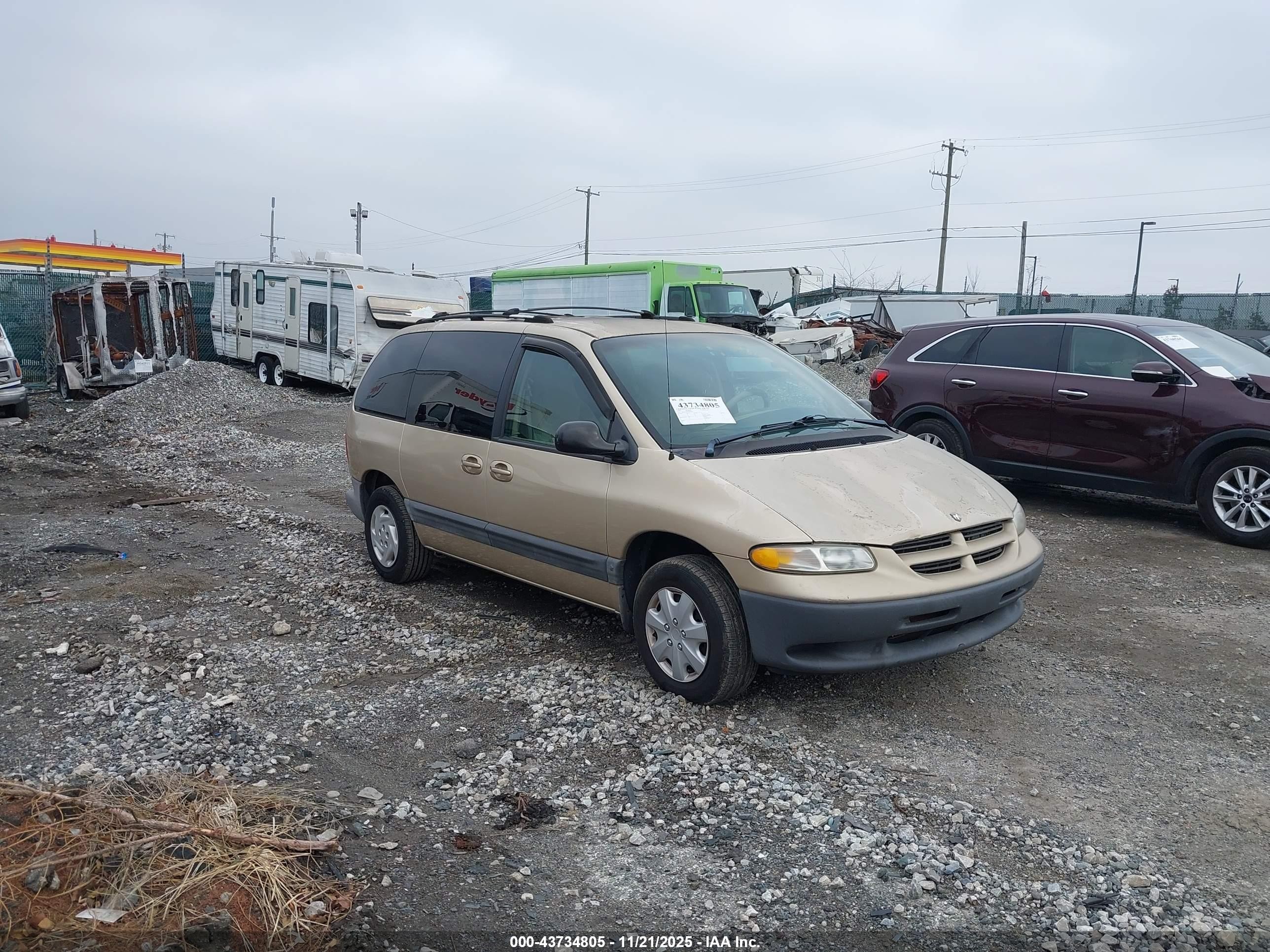 1999 Dodge Caravan Se Gold vin: 1B4GP45R2XB879263