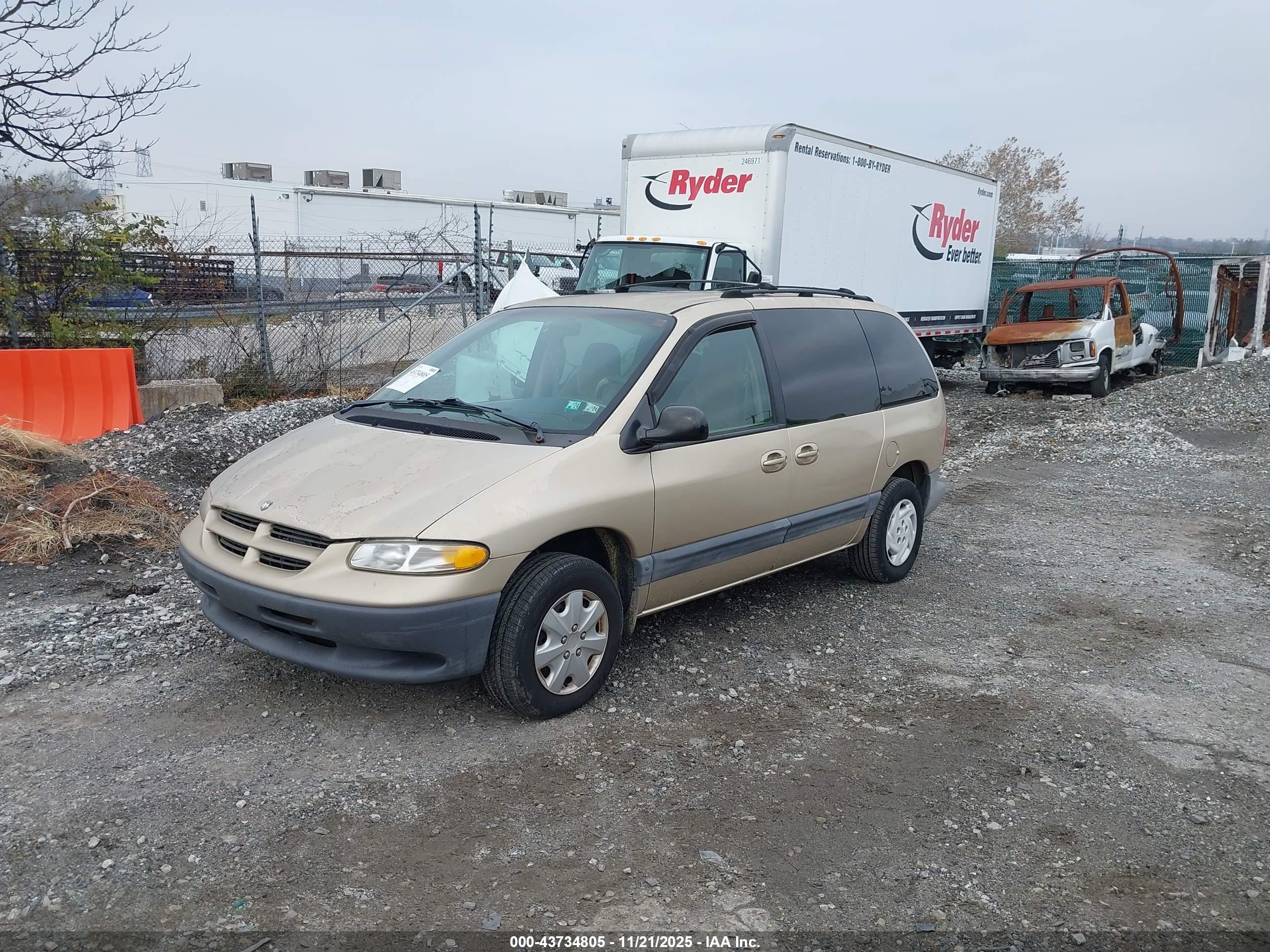 1999 Dodge Caravan Se Gold vin: 1B4GP45R2XB879263