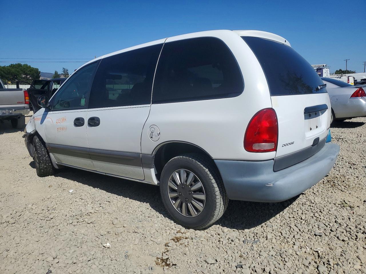 1998 Dodge Caravan Se White vin: 1B4GP45R5WB721532